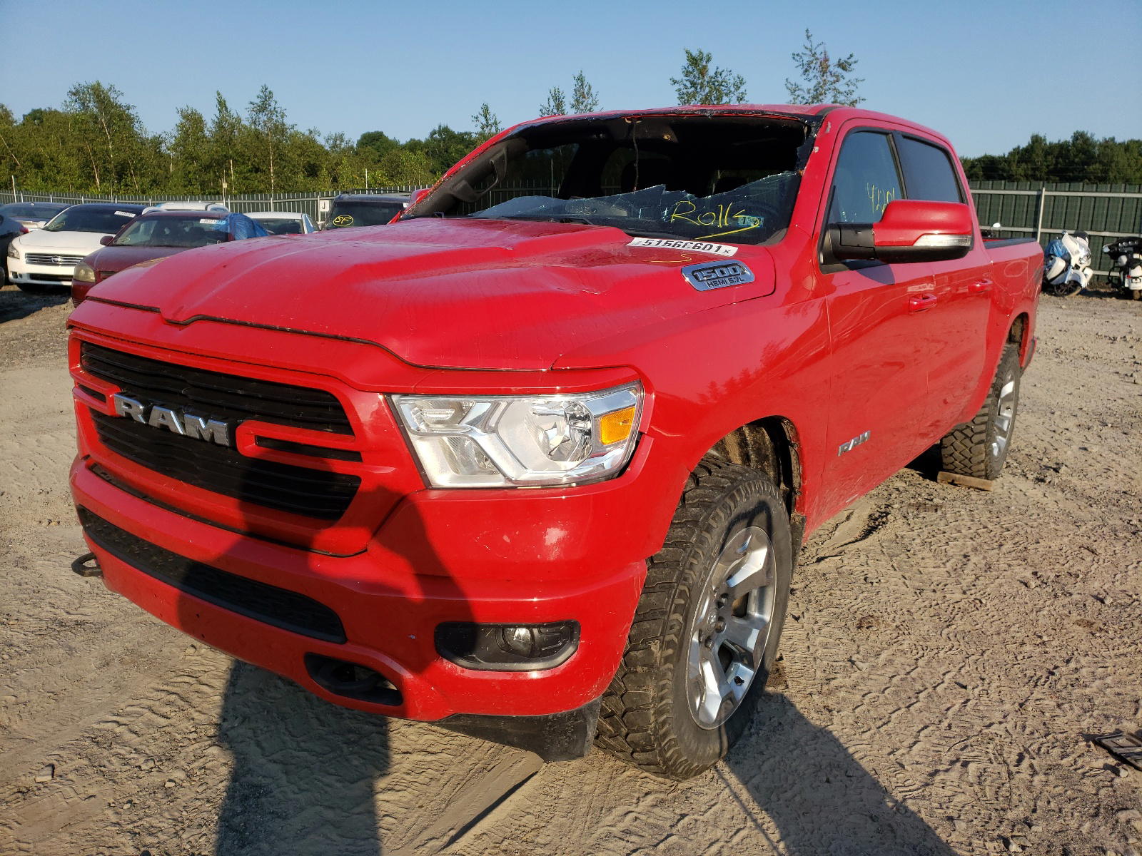 Photo 2 from auction – 2019 RAM 1500 BIG H with VIN 1C6SRFFT6KN593105