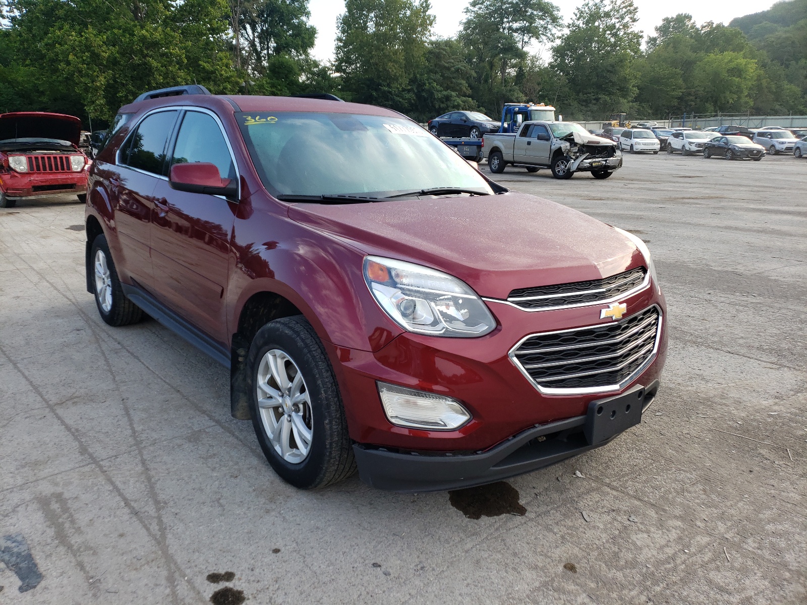 CHEVROLET EQUINOX LT 2017 with VIN 2GNFLFEK9H6118184 - Photo from auction