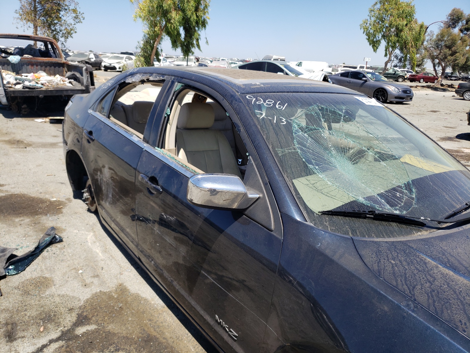 Photo 9 from auction – 2008 LINCOLN MKZ with VIN 3LNHM26T78R618184