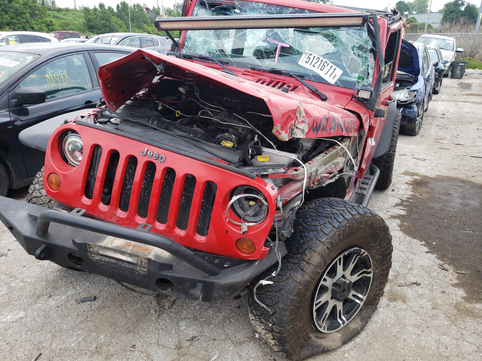 Photo 9 from auction – 2012 JEEP WRANGLER S with VIN 1C4AJWAG5CL256573