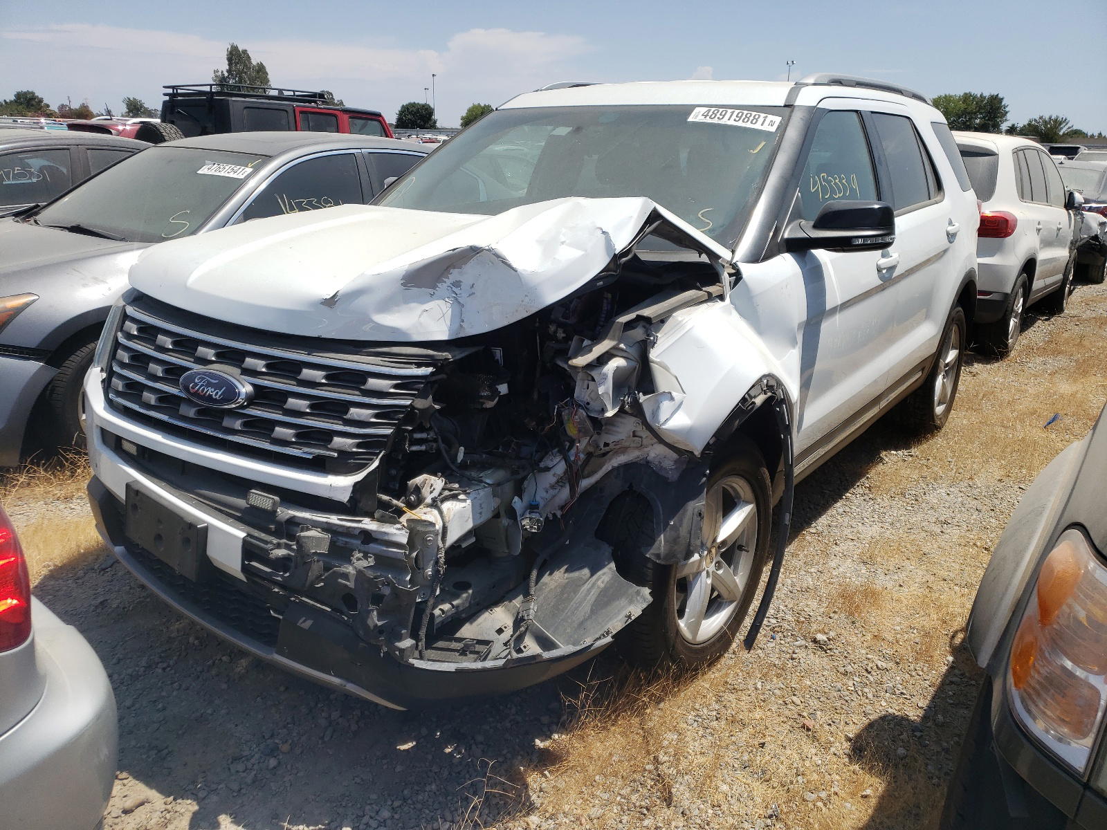Photo 2 from auction – 2016 FORD EXPLORER X with VIN 1FM5K8D8XGGB55361