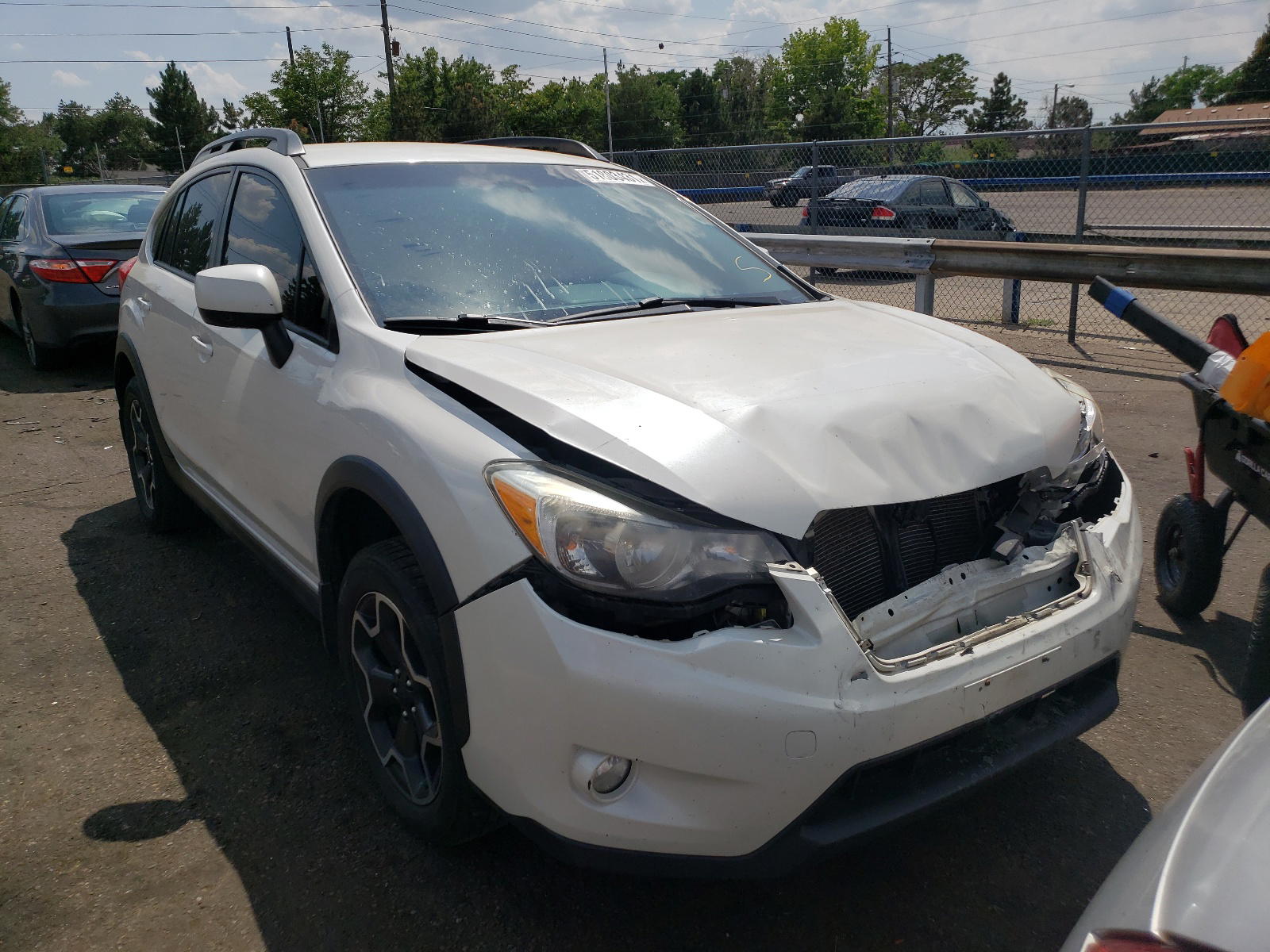 SUBARU XV CROSSTR 2013 with VIN JF2GPAWC6D2854858 - Photo from auction