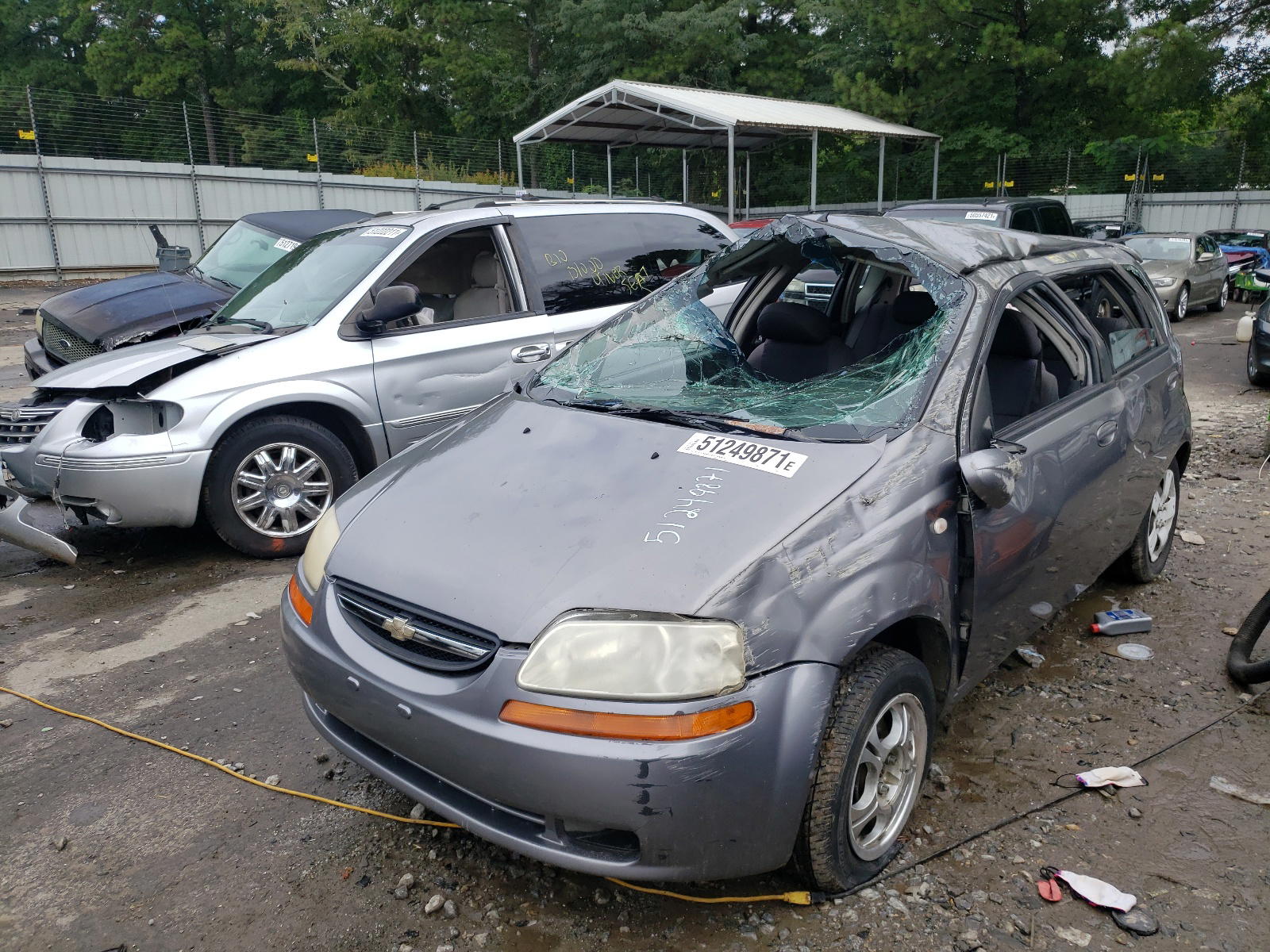 Photo 2 from auction – 2007 CHEVROLET AVEO BASE with VIN KL1TD66607B777123
