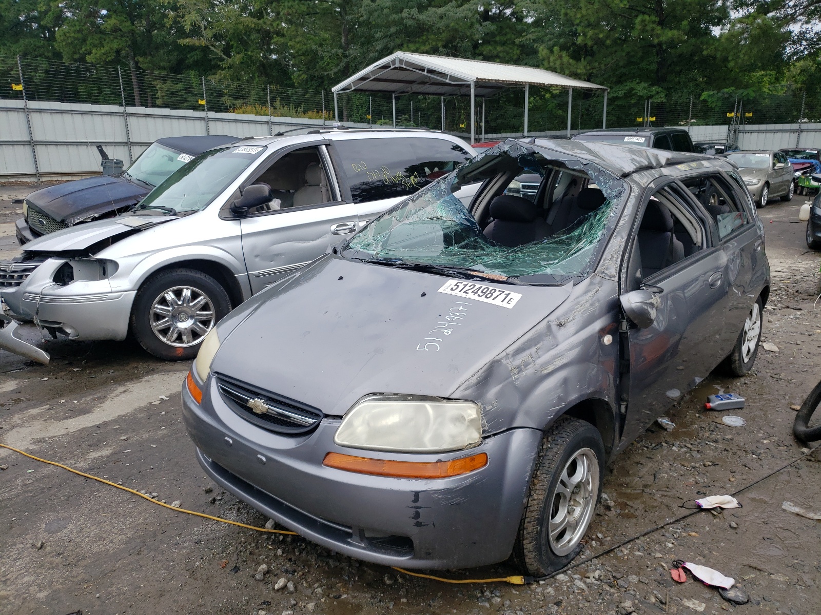 Zdjęcie 2 z aukcji – 2007 CHEVROLET AVEO BASE z VIN KL1TD66607B777123