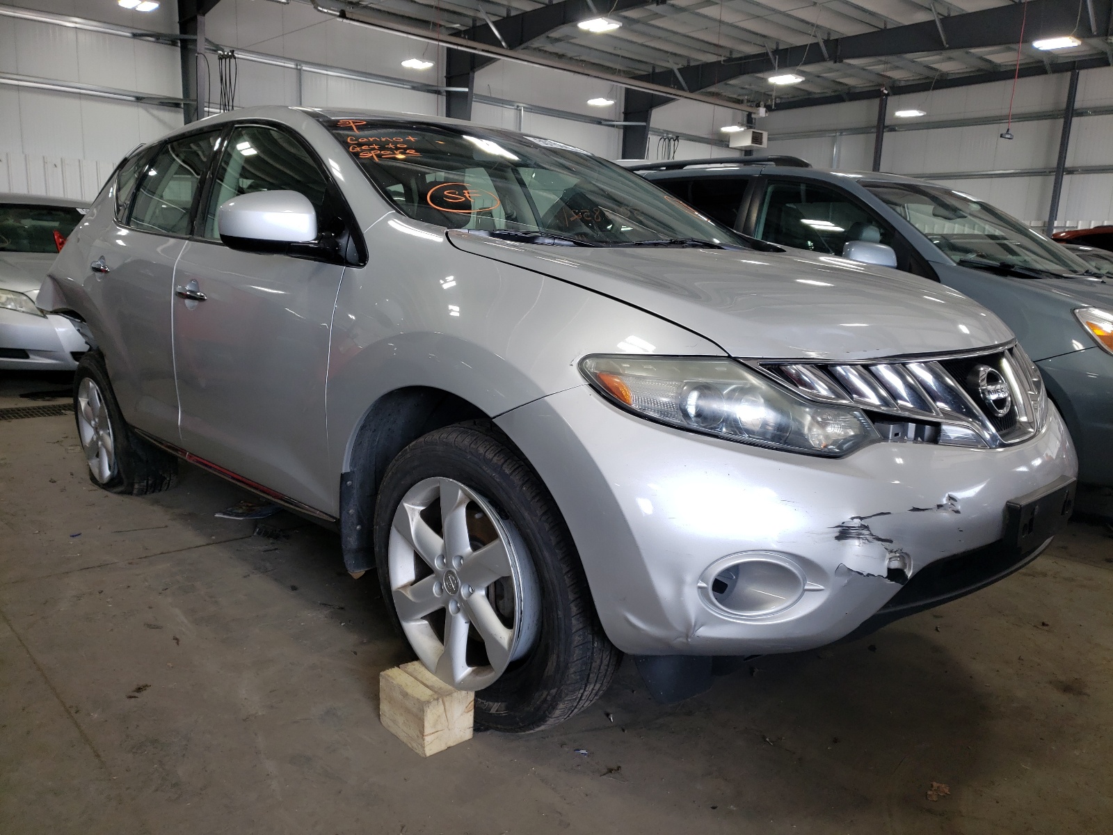 Photo 1 from auction – 2009 NISSAN MURANO S with VIN JN8AZ18W79W153904