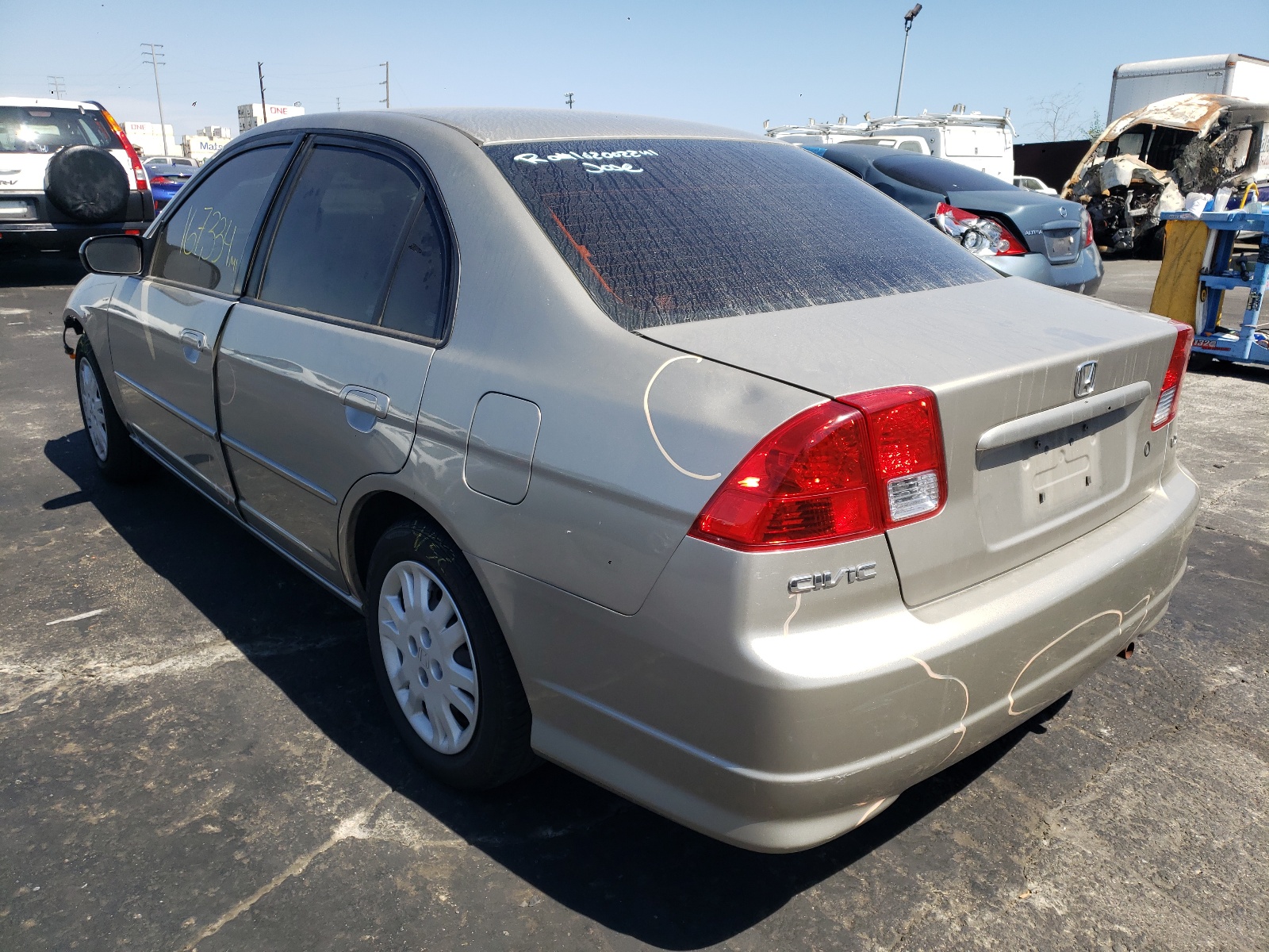 Photo 3 from auction – 2004 HONDA CIVIC LX with VIN 2HGES16624H502514