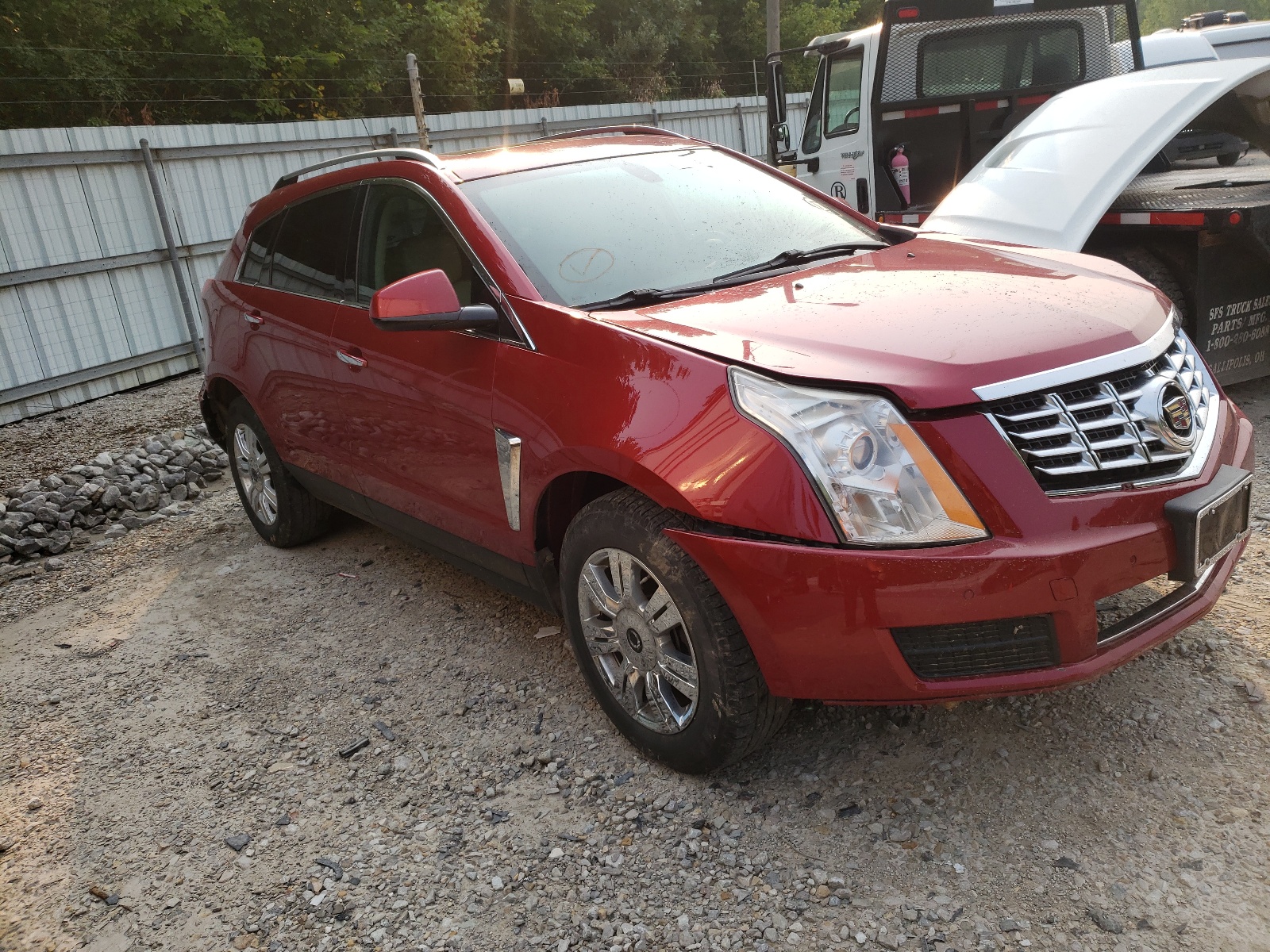 CADILLAC SRX LUXURY 2014 with VIN 3GYFNBE35ES581256 - Photo from auction