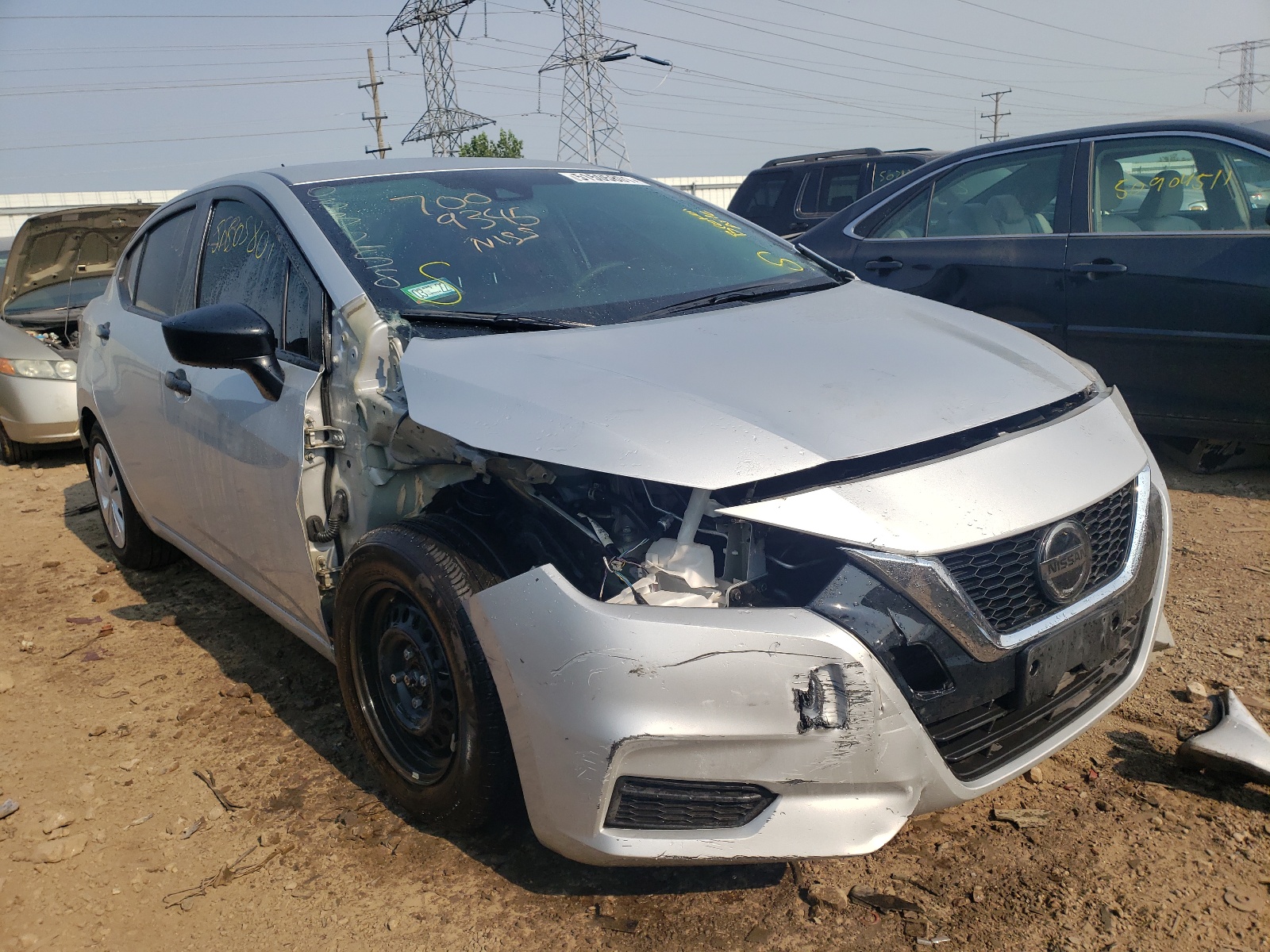 Photo 1 from auction – 2020 NISSAN VERSA S with VIN 3N1CN8DV6LL902214
