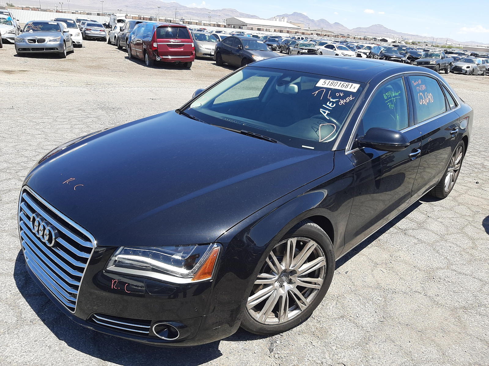 Photo 2 from auction – 2013 AUDI A8 L QUATT with VIN WAURGAFD1DN007371