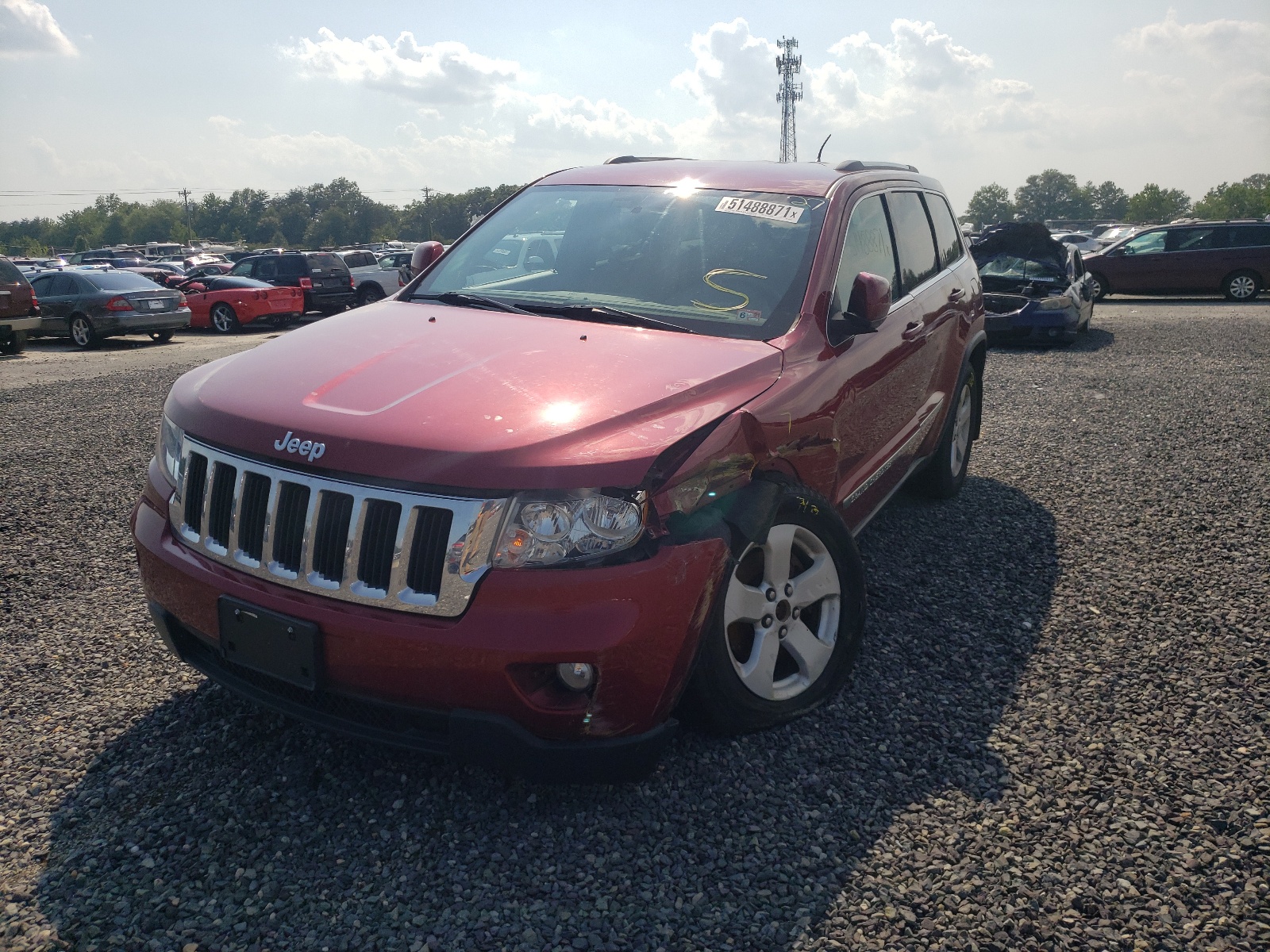Photo 2 from auction – 2012 JEEP GRAND CHER with VIN 1C4RJFATXCC225433