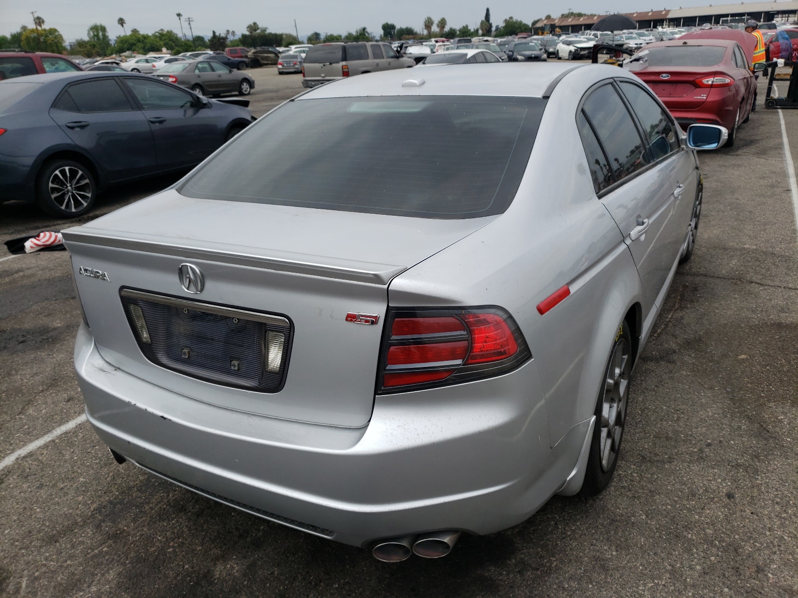 Photo 4 from auction – 2008 ACURA TL TYPE S with VIN 19UUA76538A026643