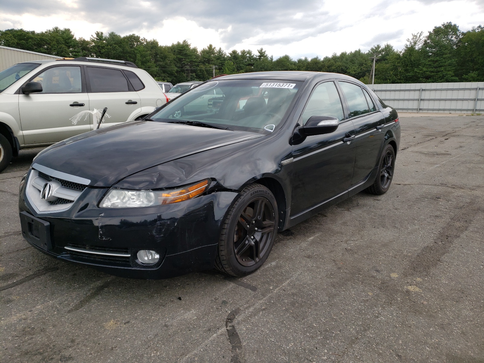 Photo 2 from auction – 2008 ACURA TL with VIN 19UUA66288A037671