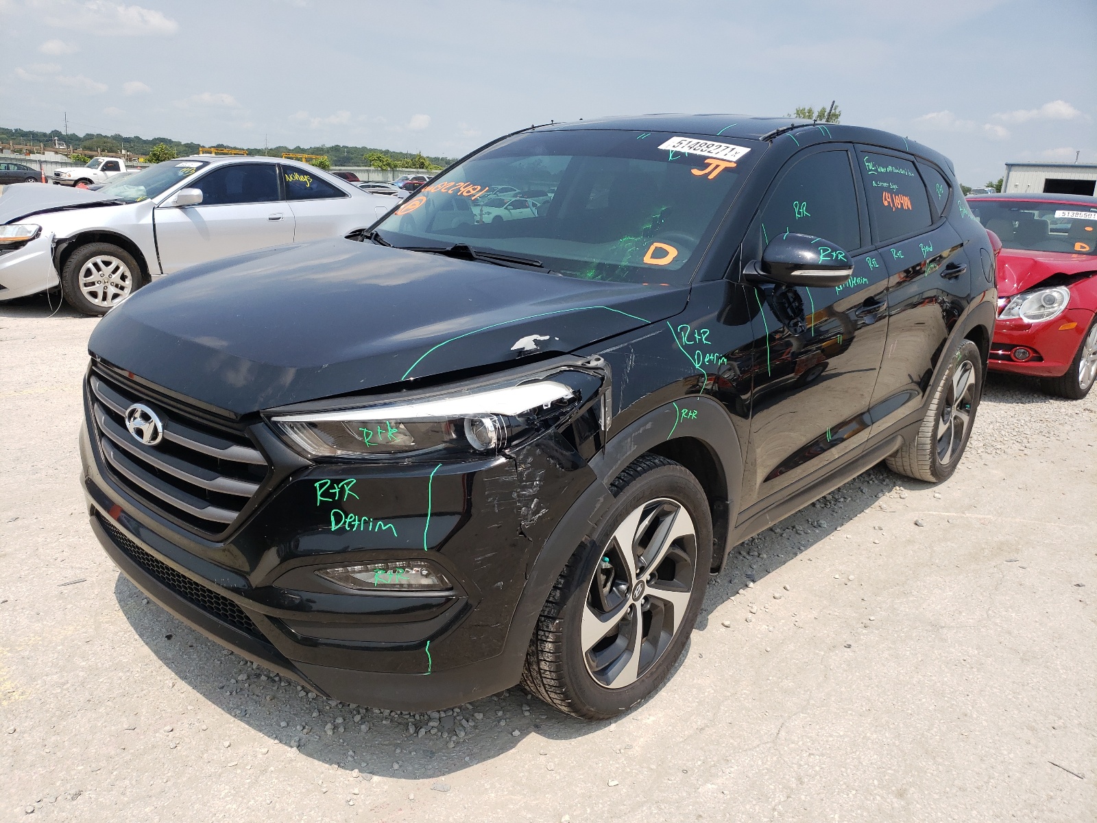 Photo 2 from auction – 2016 HYUNDAI TUCSON LIM with VIN KM8J33A20GU022401