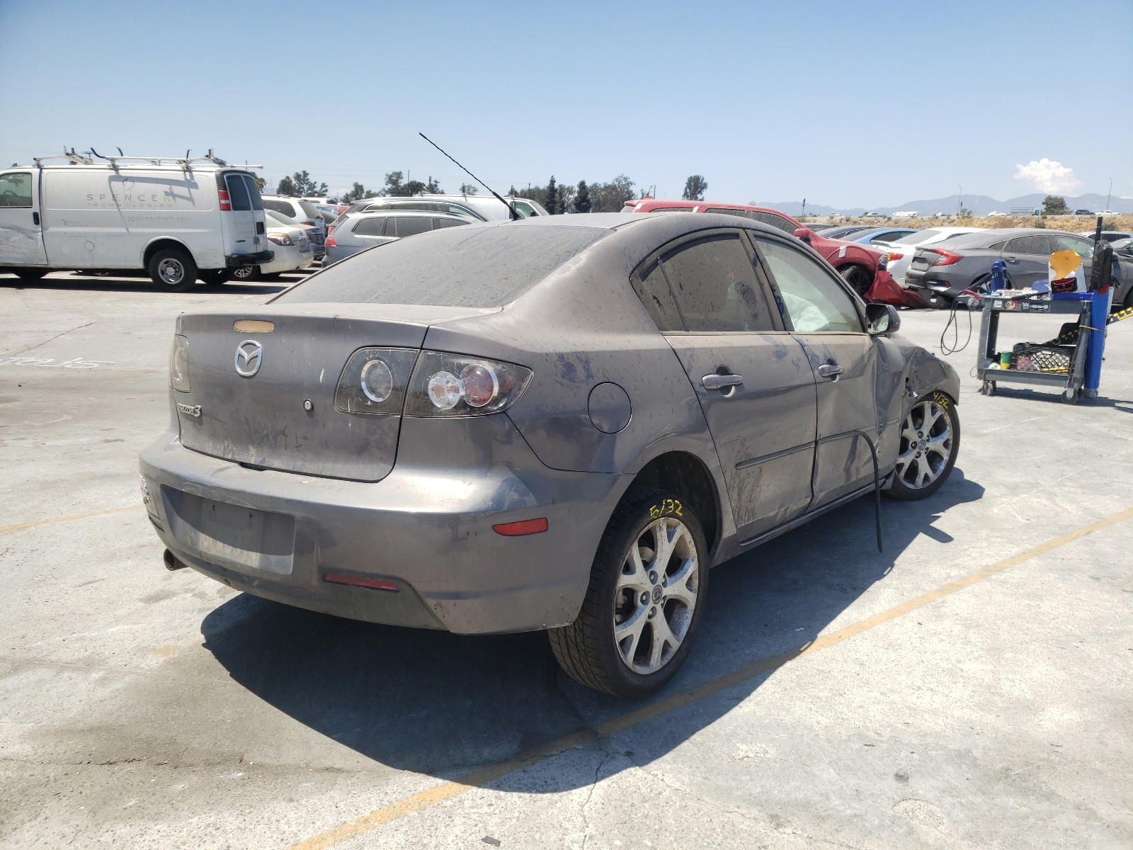 Photo 4 from auction – 2009 MAZDA 3 I with VIN JM1BK32G791190451