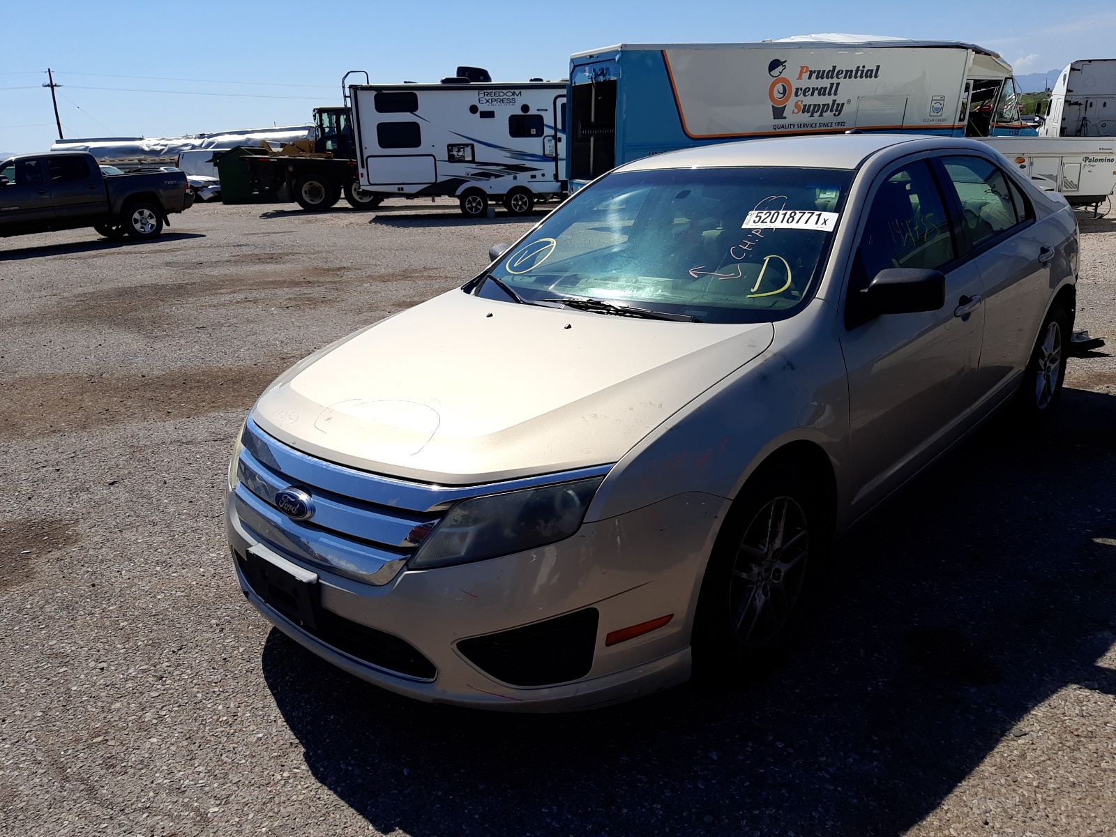 Photo 2 from auction – 2010 FORD FUSION S with VIN 3FAHP0GA3AR134781