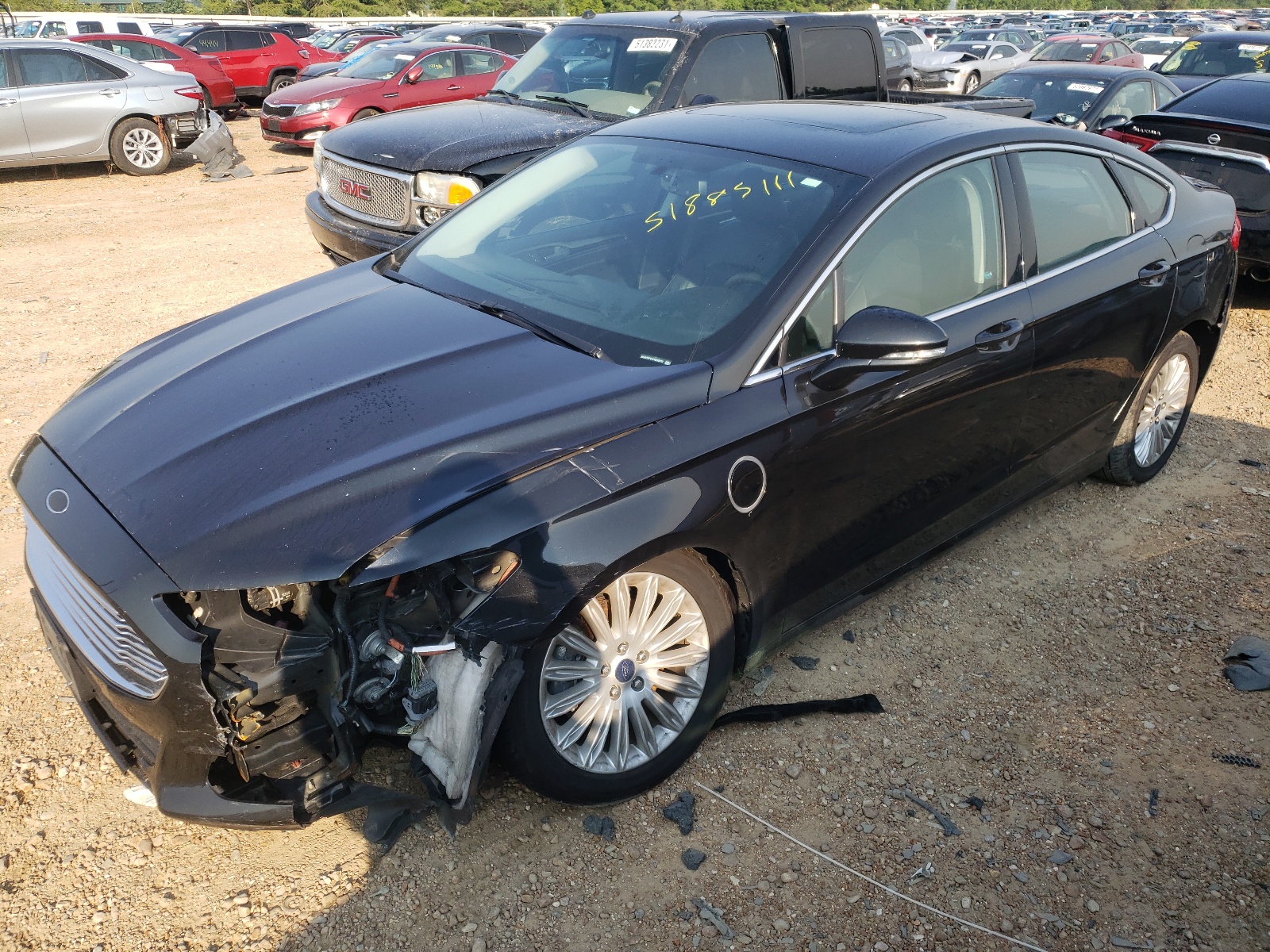 Photo 2 from auction – 2015 FORD FUSION SE with VIN 3FA6P0PU7FR299970