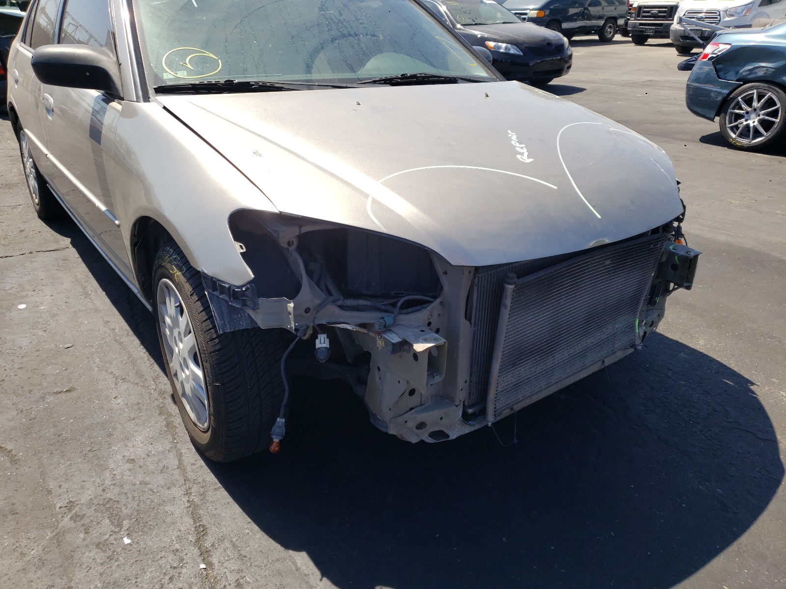 Photo 9 from auction – 2004 HONDA CIVIC LX with VIN 2HGES16624H502514