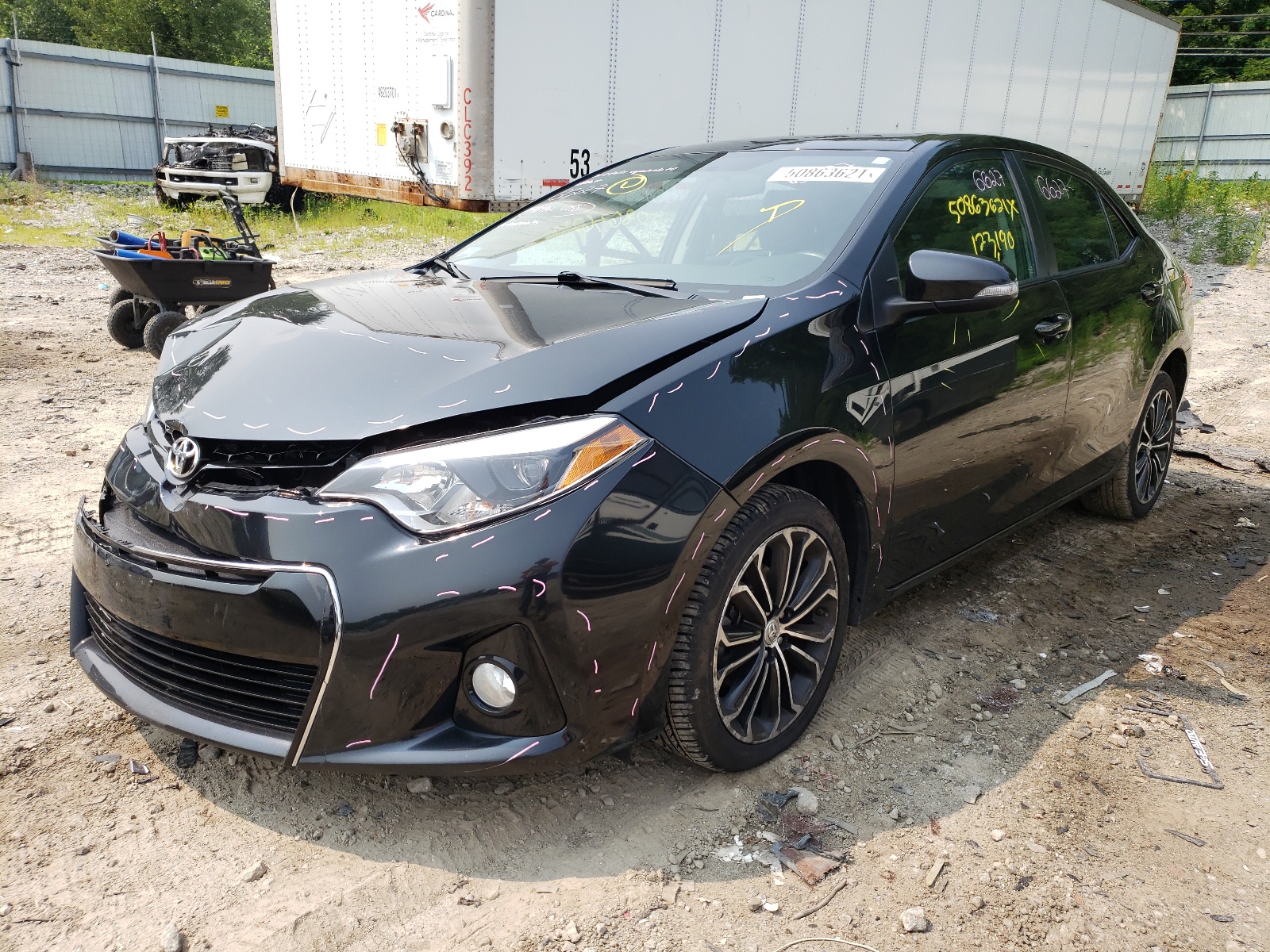 Photo 2 from auction – 2016 TOYOTA COROLLA L with VIN 2T1BURHE5GC740032