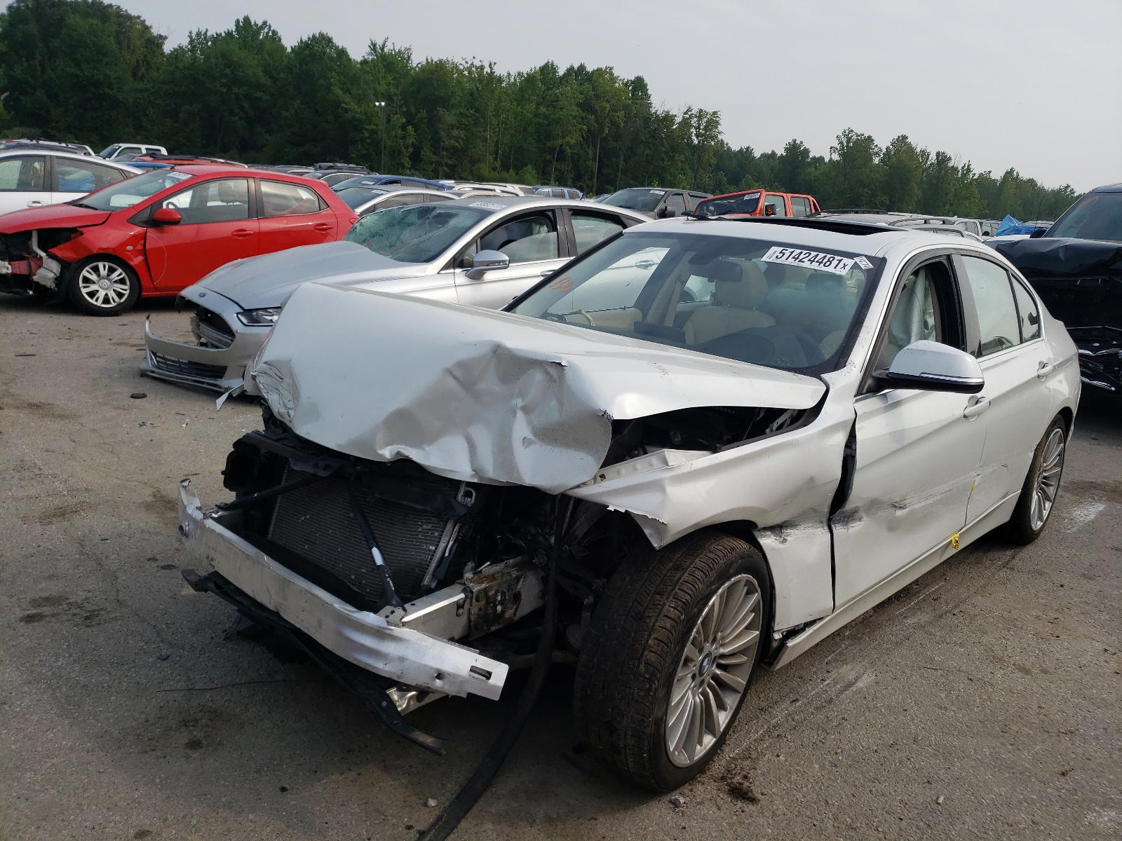 Photo 2 from auction – 2015 BMW 328 I with VIN WBA3A5G55FNS84145