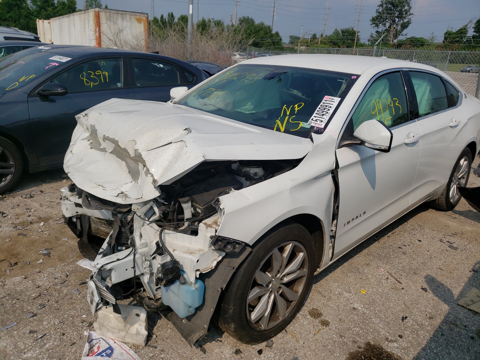 Photo 2 from auction – 2016 CHEVROLET IMPALA LT with VIN 2G1115S30G9157445