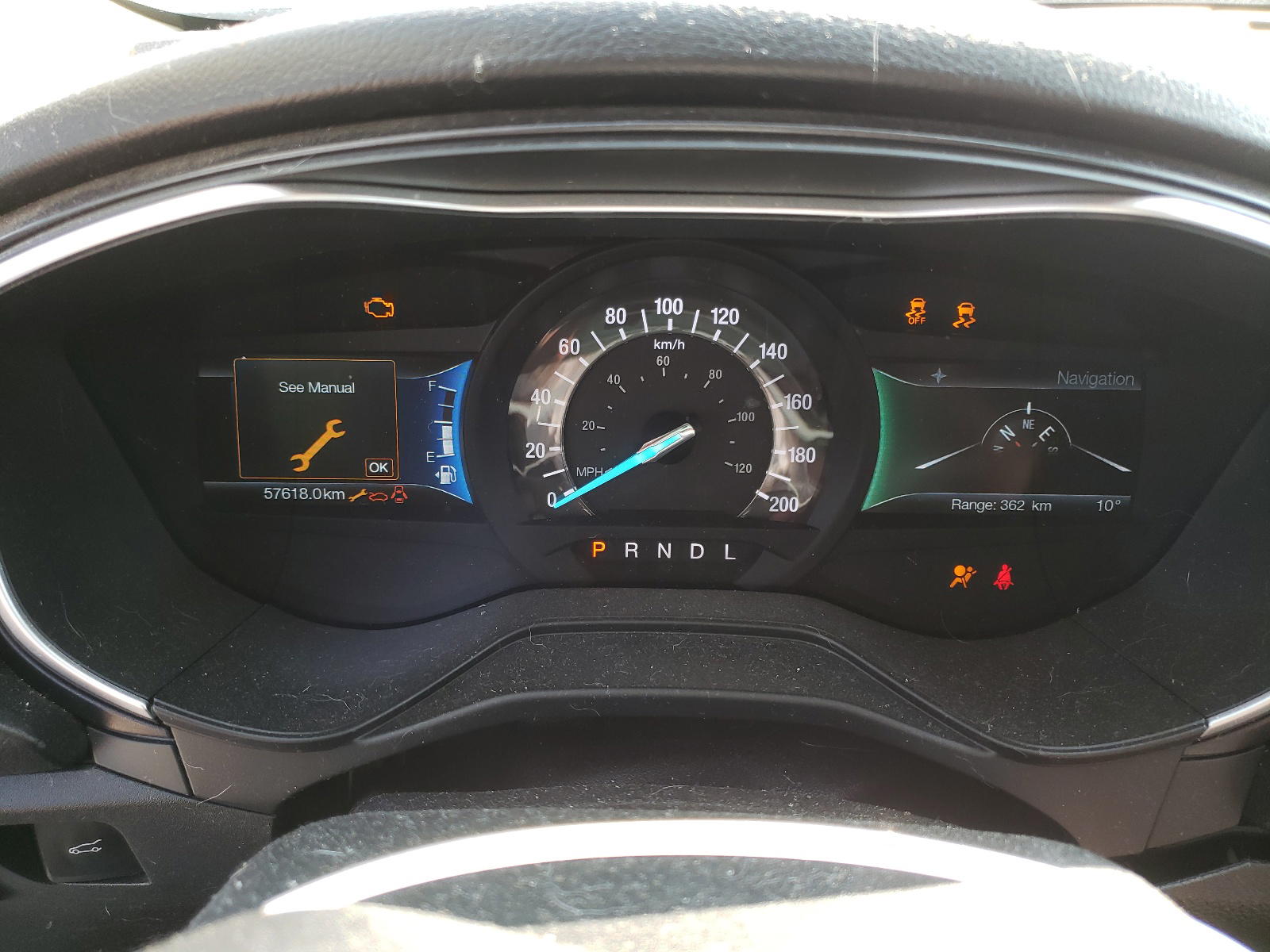 Photo 8 from auction – 2019 FORD FUSION with VIN 3FA6P0RU4KR211688