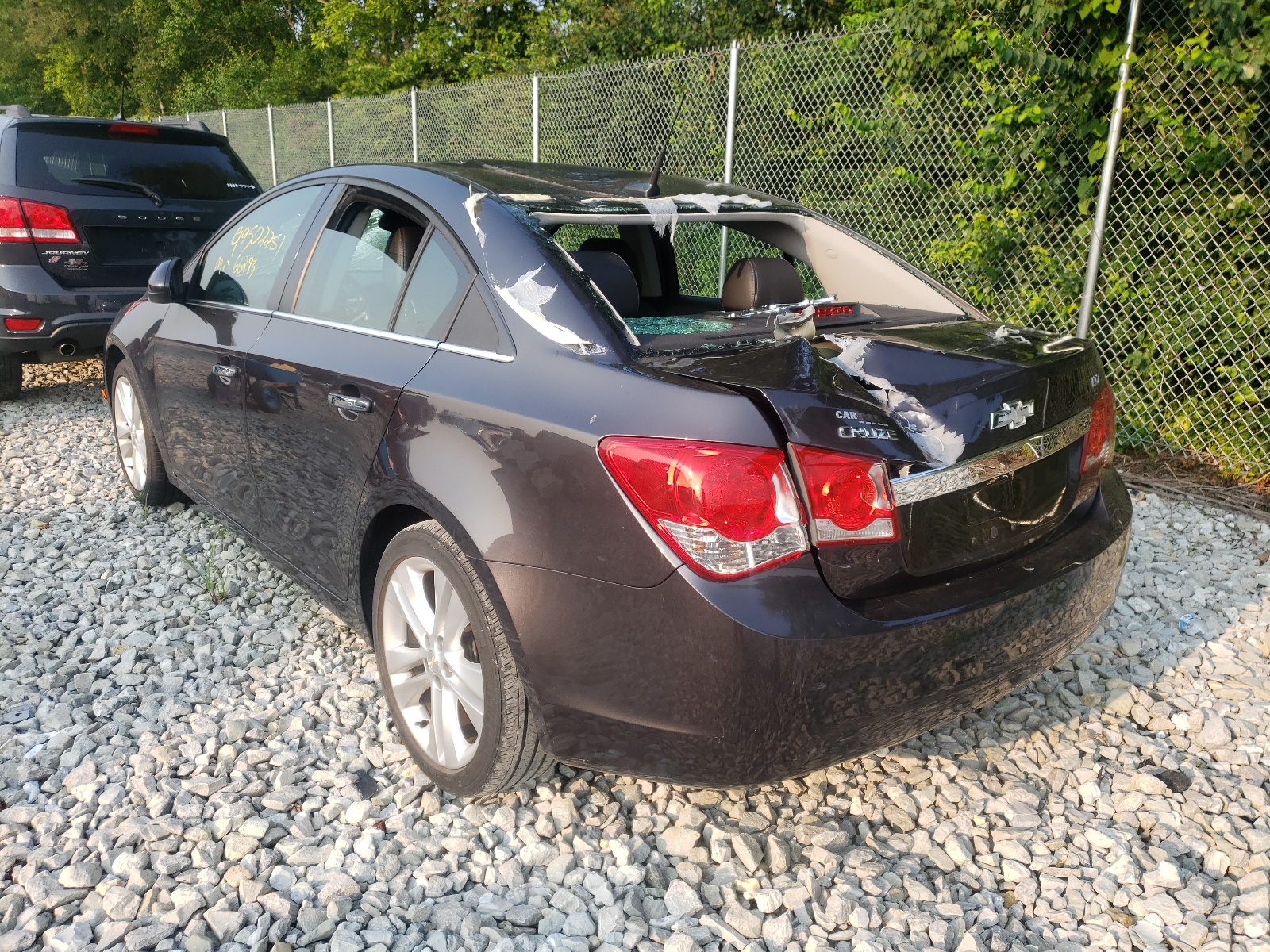 Photo 3 from auction – 2014 CHEVROLET CRUZE LTZ with VIN 1G1PG5SB2E7360576