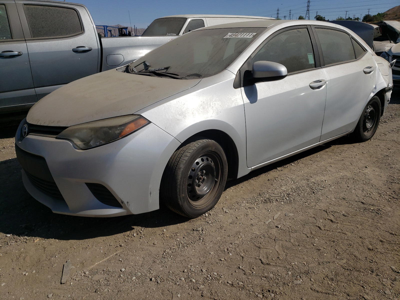 Photo 2 from auction – 2016 TOYOTA COROLLA L with VIN 5YFBURHE8GP456300