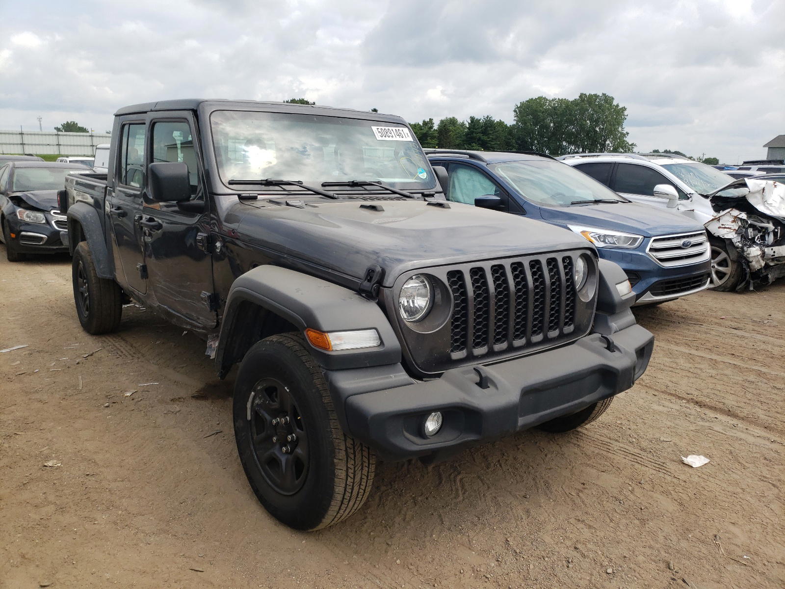 JEEP GLADIATOR 2020 with VIN 1C6HJTAG9LL191036 - Photo from auction