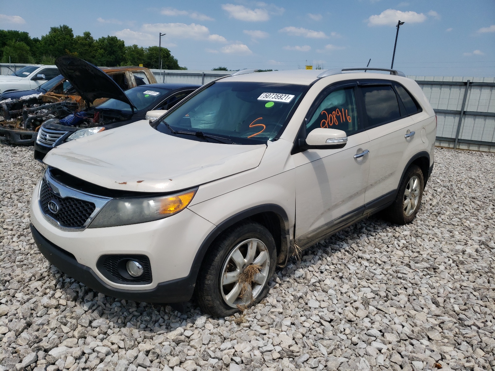 Photo 2 from auction – 2011 KIA SORENTO BA with VIN 5XYKT4A1XBG025614