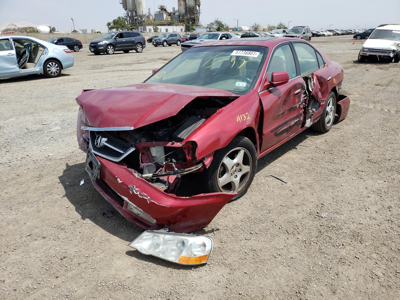 Photo 2 from auction – 2002 ACURA 3.2TL with VIN 19UUA56632A044192