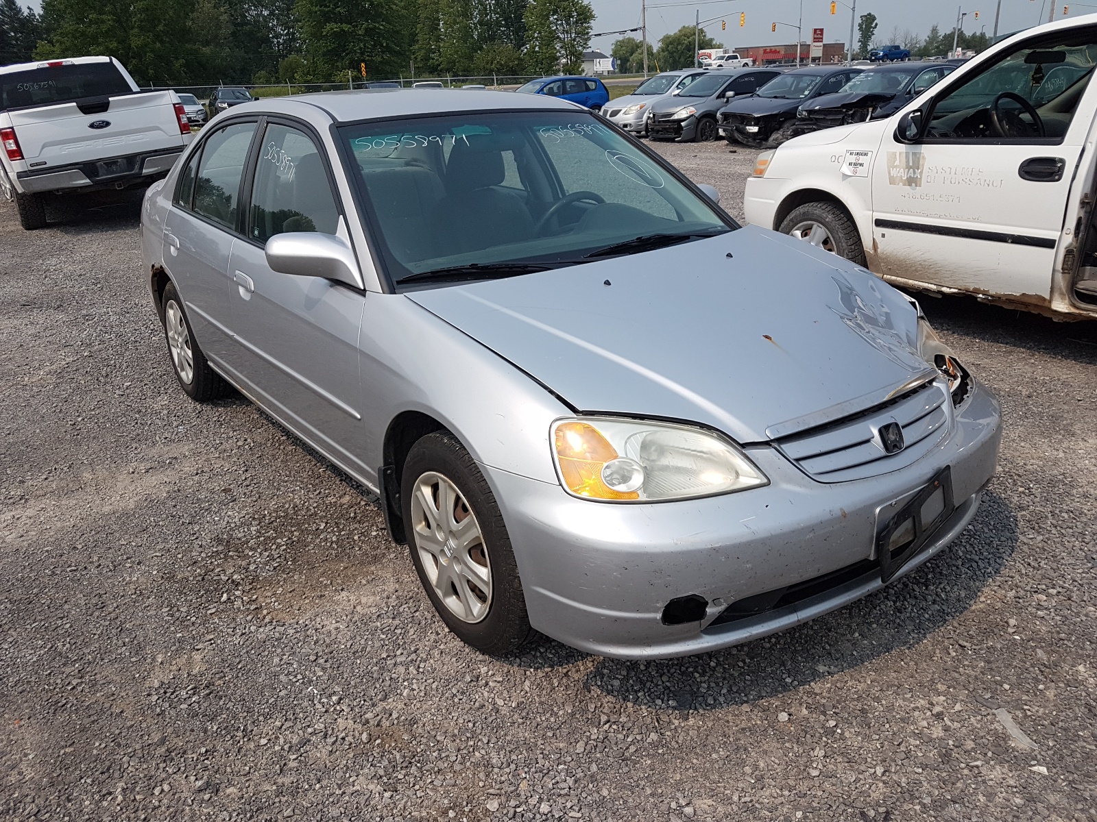 Photo 1 from auction – 2003 HONDA CIVIC LX with VIN 2HGES166X3H923797