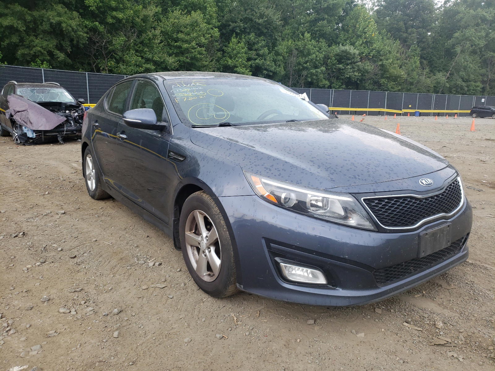 KIA OPTIMA LX 2015 with VIN KNAGM4A74F5539655 - Photo from auction