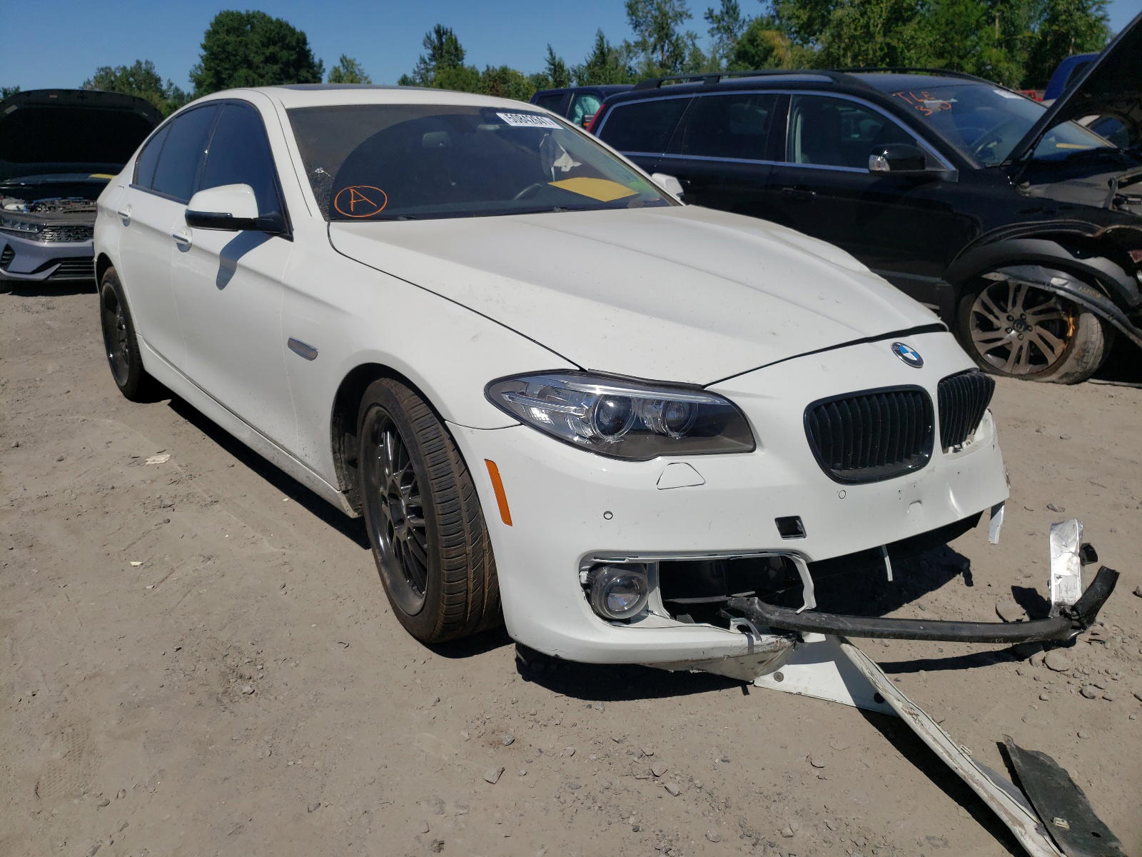 BMW 528 I 2016 with VIN WBA5A5C59GG354959 - Photo from auction