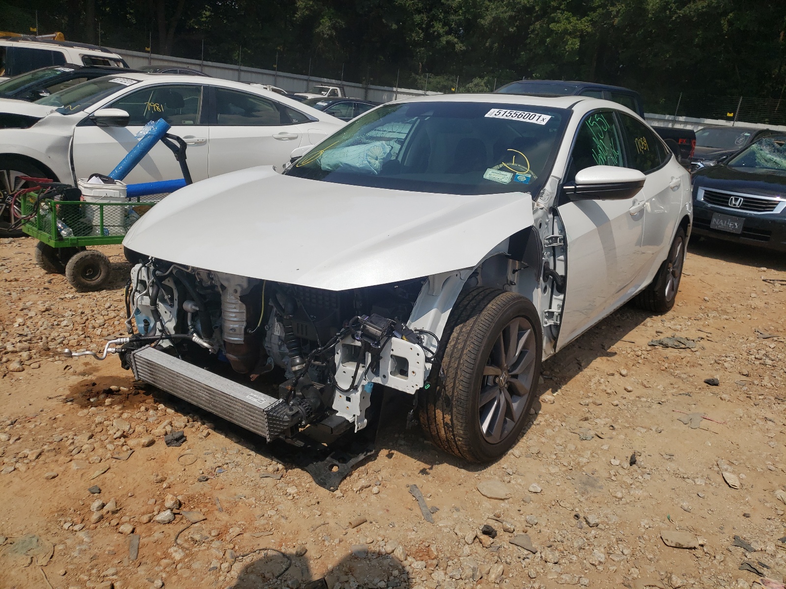 Photo 2 from auction – 2019 HONDA CIVIC EX with VIN 19XFC1F3XKE214903