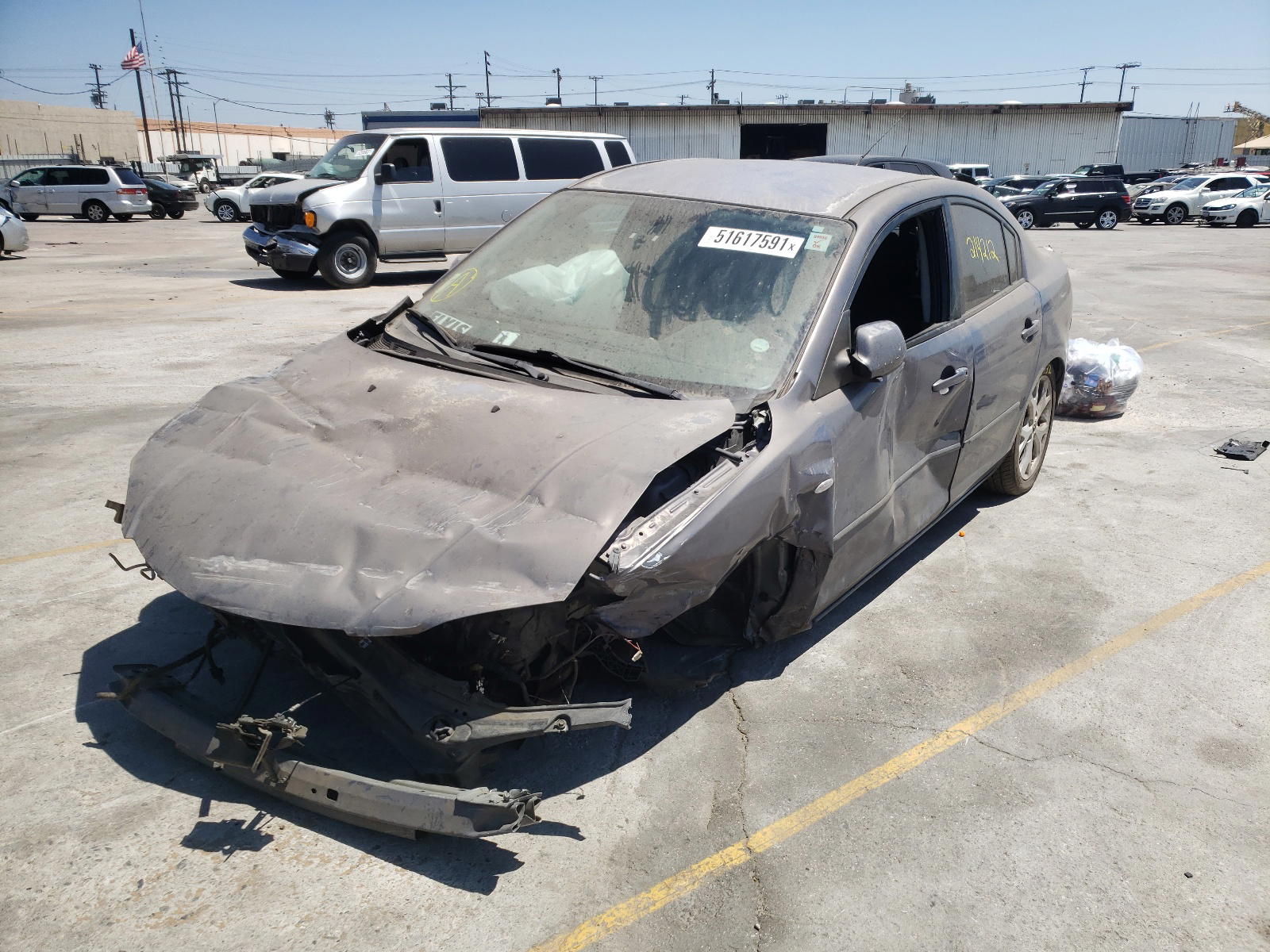 Photo 2 from auction – 2009 MAZDA 3 I with VIN JM1BK32G791190451
