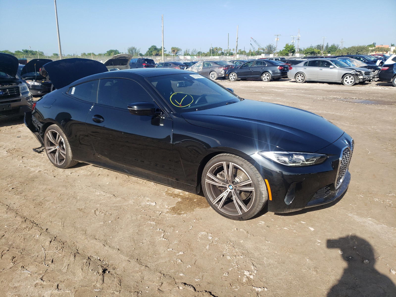 BMW 430I 2021 with VIN WBA53AP03MCF19170 - Photo from auction