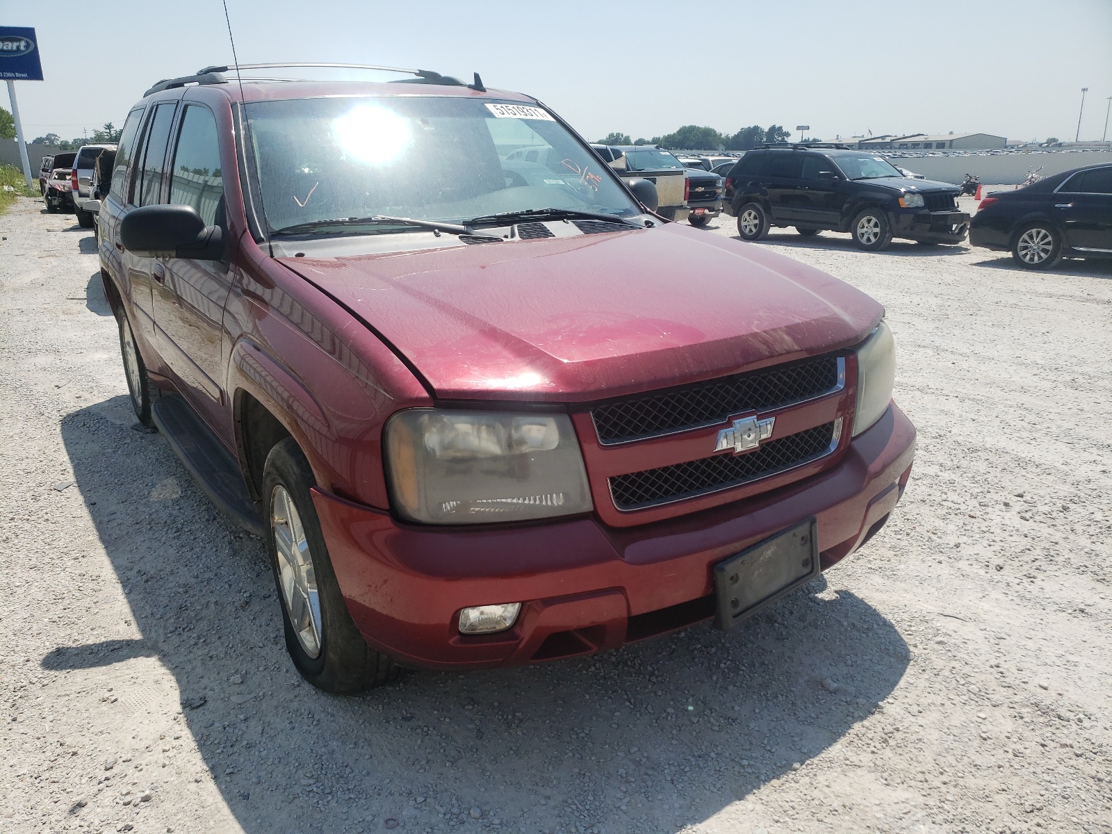 Photo 9 from auction – 2008 CHEVROLET TRAILBLAZE with VIN 1GNDT13S082115796