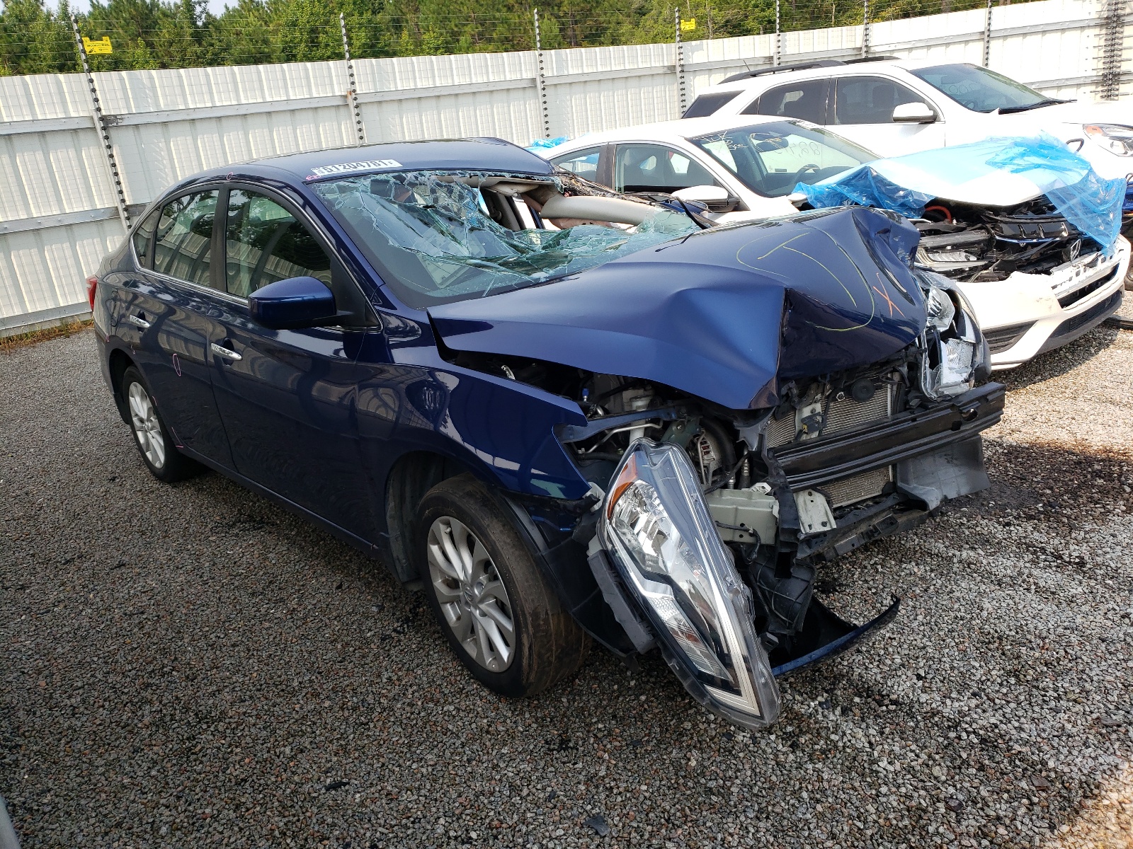 NISSAN SENTRA S 2017 with VIN 3N1AB7AP7HY261584 - Photo from auction