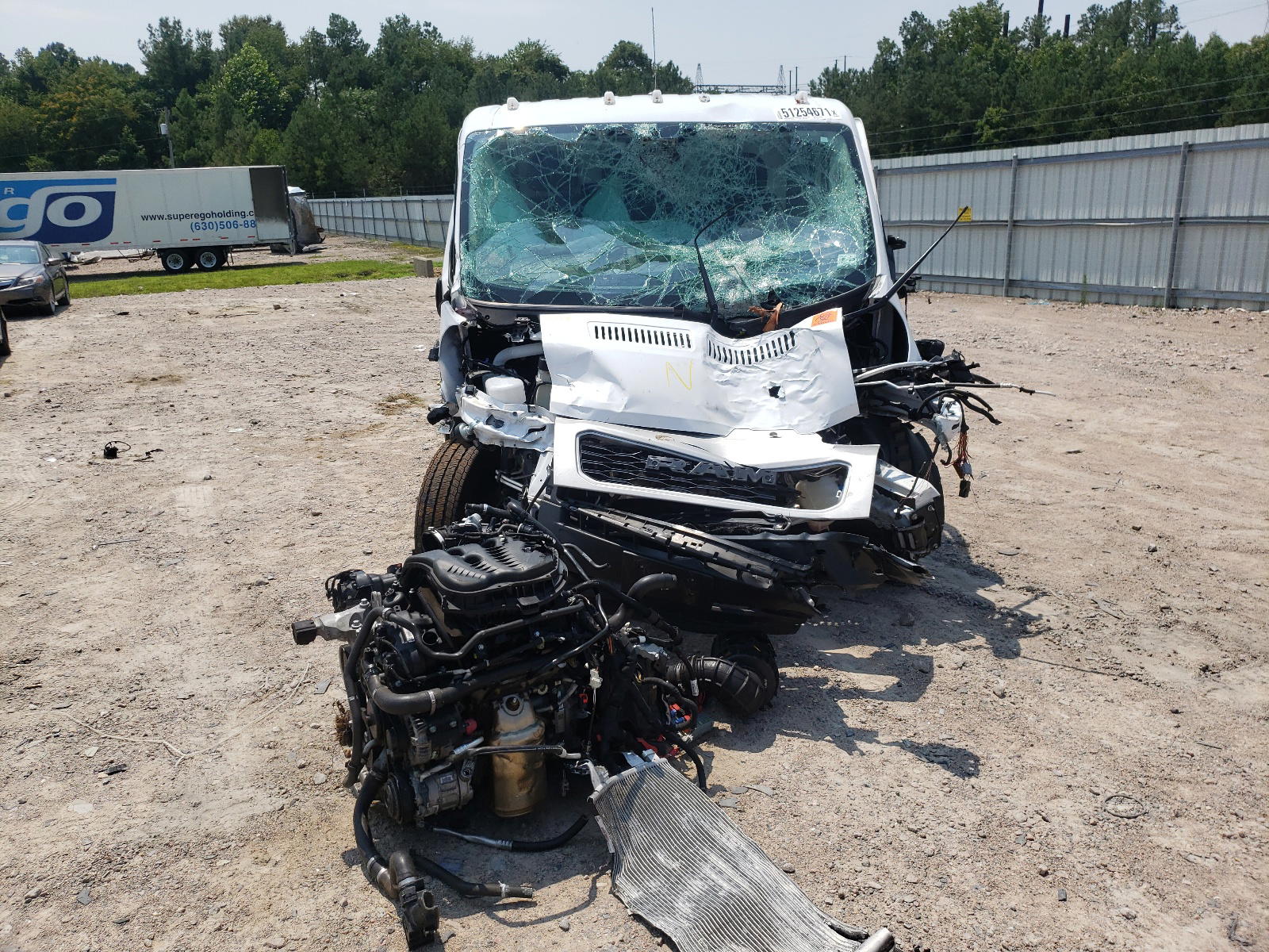 Photo 9 from auction – 2020 RAM PROMASTER with VIN 3C6TRVVG6LE110656