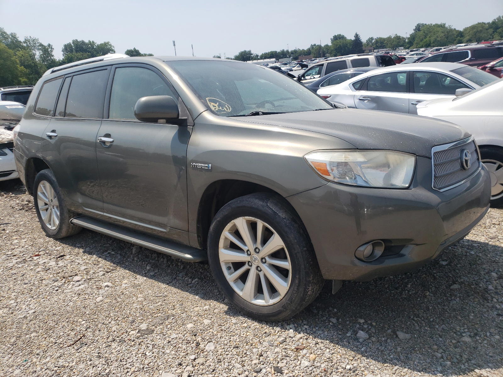 TOYOTA HIGHLANDER 2008 with VIN JTEEW44A882014786 - Photo from auction