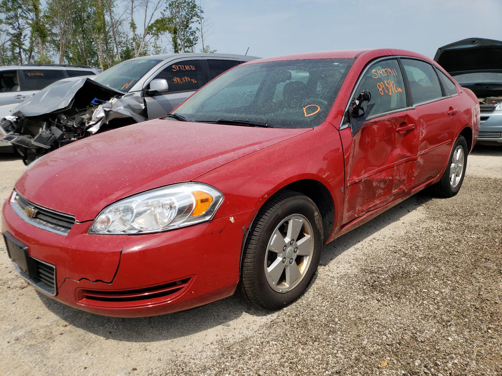 Photo 2 from auction – 2007 CHEVROLET IMPALA LT with VIN 2G1WT58K579178659