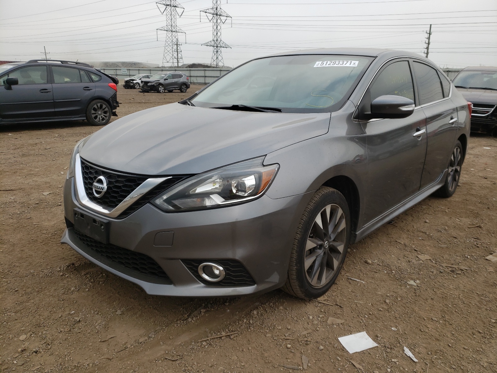 Photo 2 from auction – 2017 NISSAN SENTRA S with VIN 3N1AB7AP6HY332337