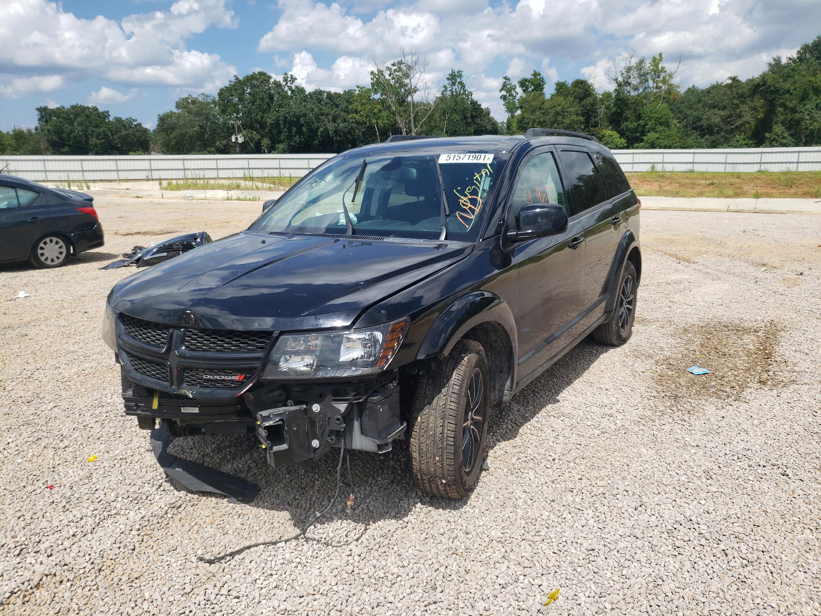 Photo 2 from auction – 2019 DODGE JOURNEY SE with VIN 3C4PDCBB7KT718640