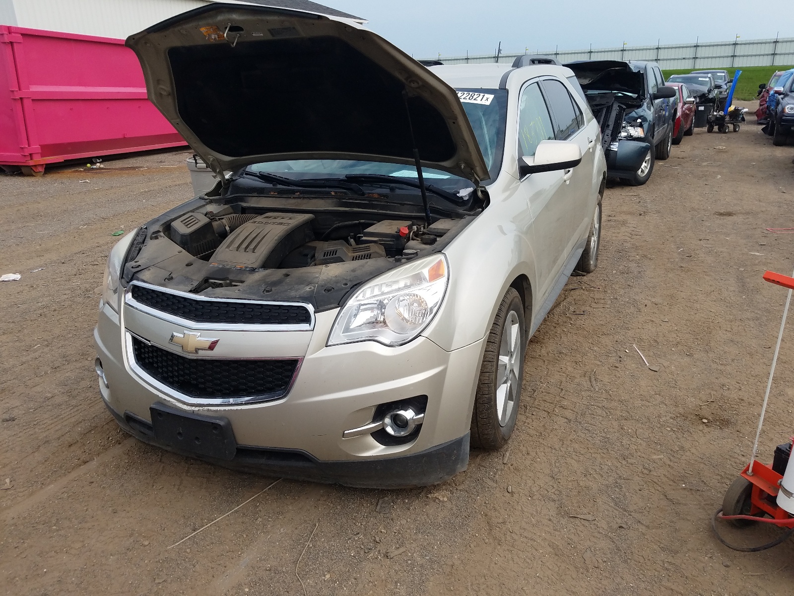Photo 2 from auction – 2014 CHEVROLET EQUINOX LT with VIN 2GNALCEK6E6112668