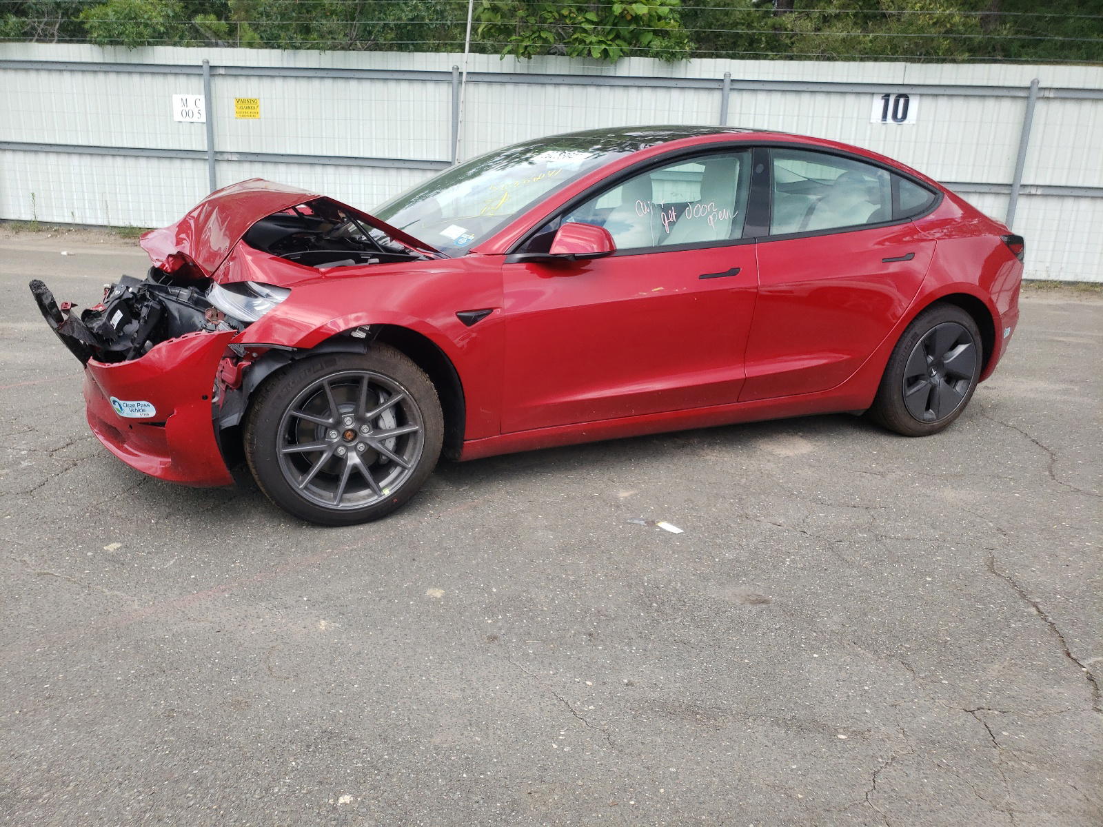Photo 2 from auction – 2021 TESLA MODEL 3 with VIN 5YJ3E1EB0MF855870