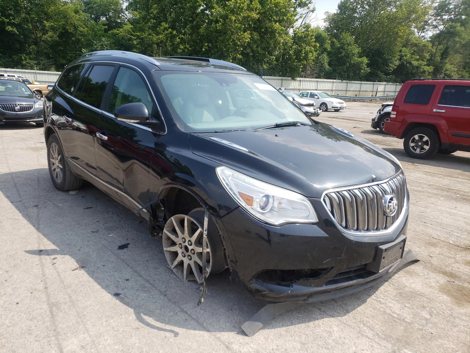 BUICK ENCLAVE 2014 with VIN 5GAKVBKD0EJ231067 - Photo from auction