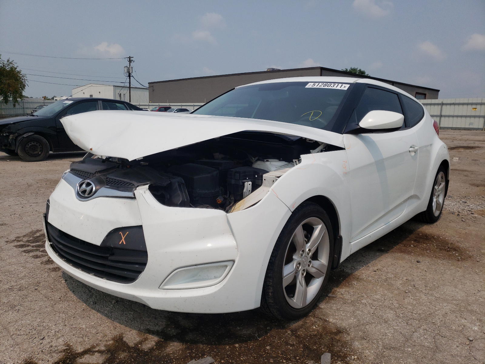 Photo 2 from auction – 2012 HYUNDAI VELOSTER with VIN KMHTC6ADXCU037056