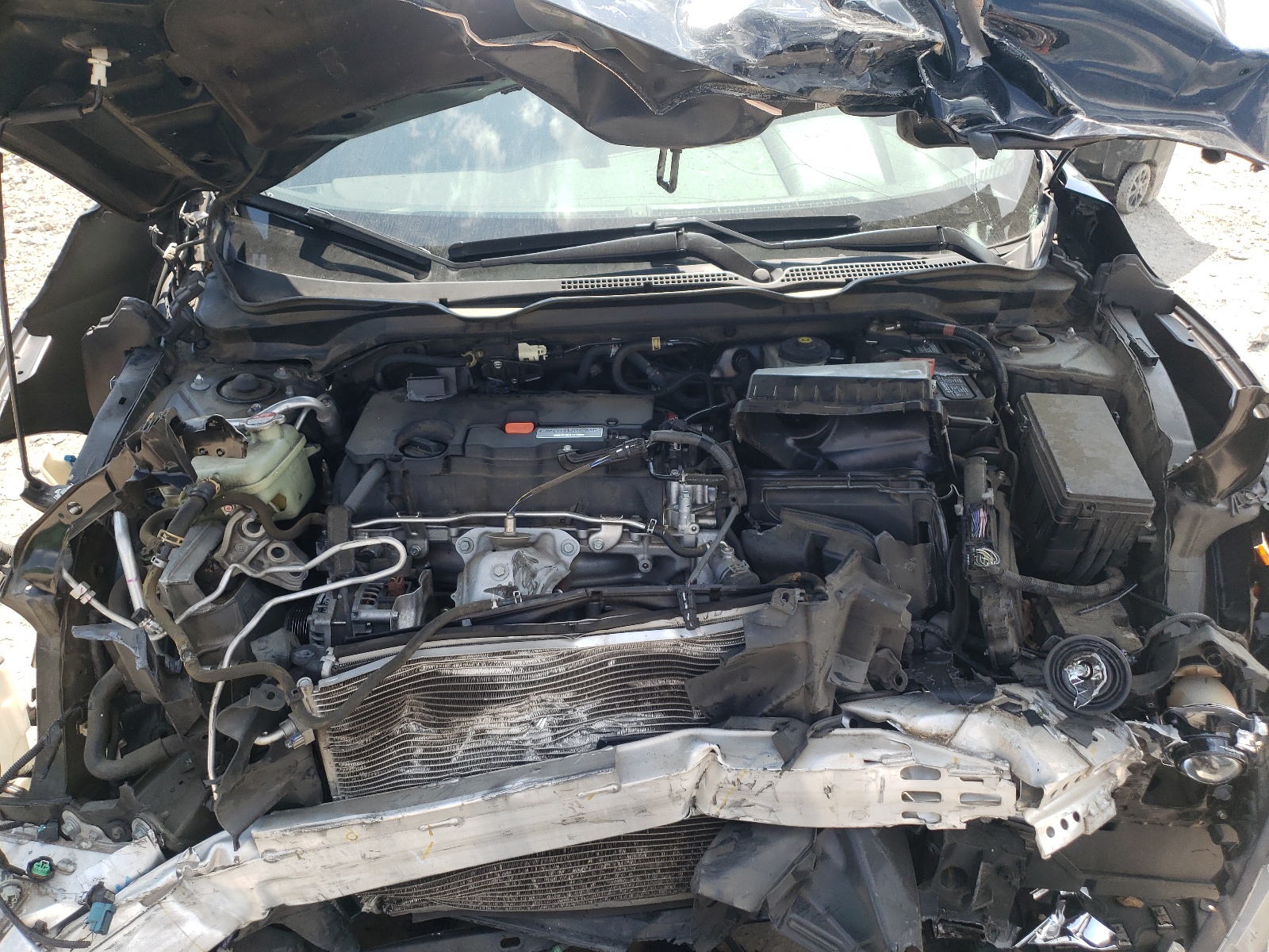 Photo 7 from auction – 2016 HONDA CIVIC LX with VIN 19XFC2F55GE073284