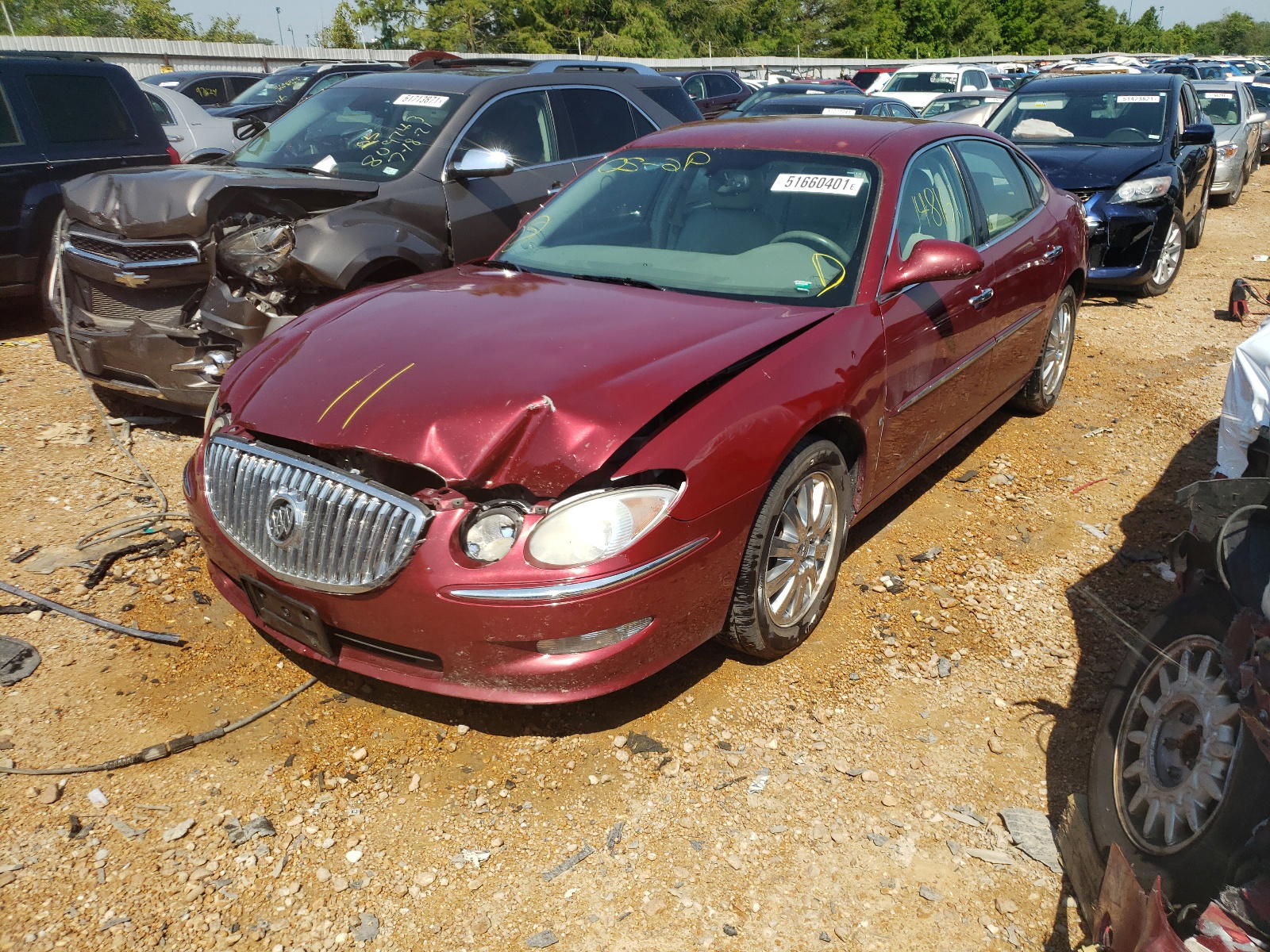 Photo 2 from auction – 2008 BUICK LACROSSE C with VIN 2G4WD582X81363760