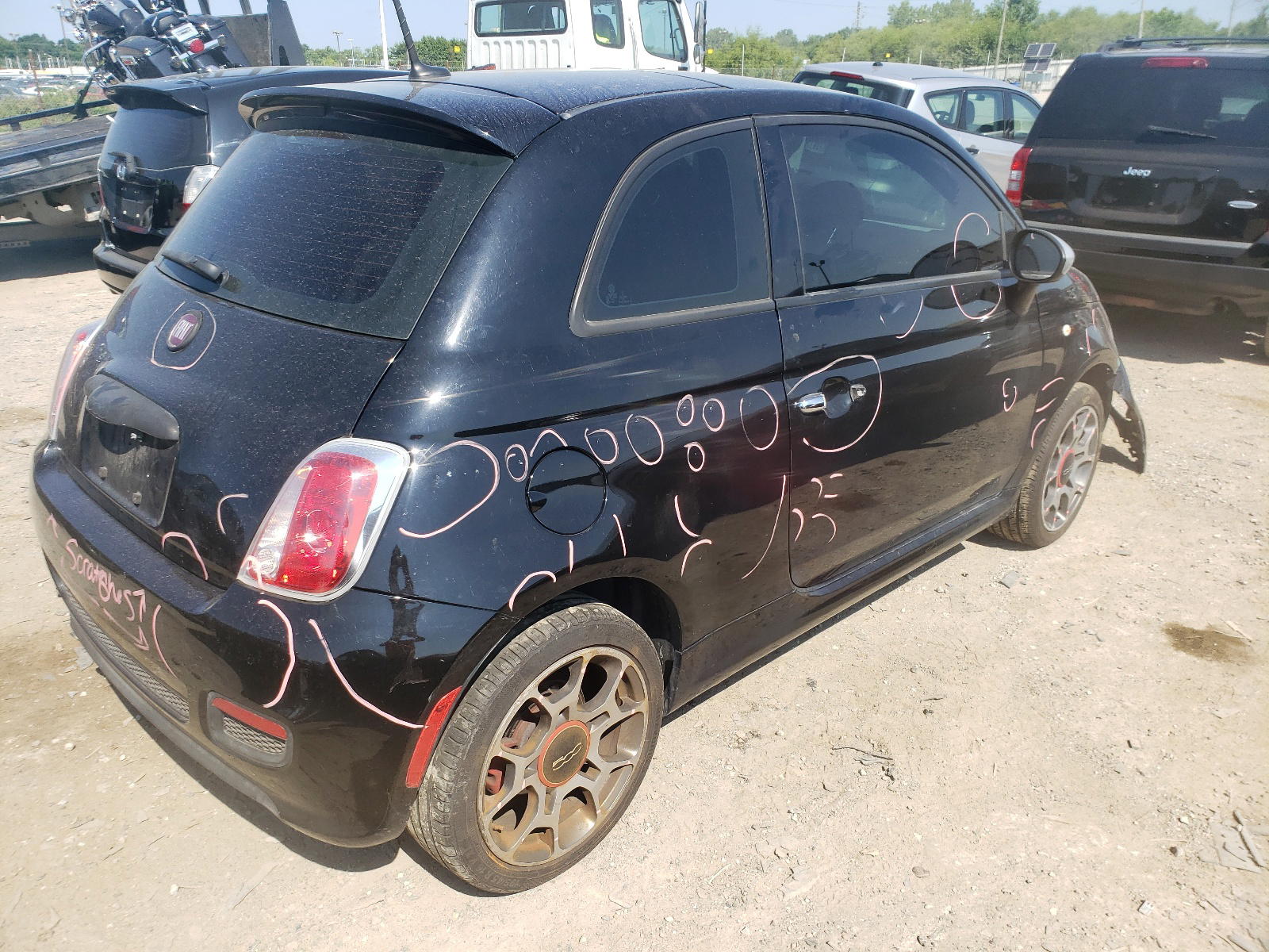 Photo 4 from auction – 2015 FIAT 500 SPORT with VIN 3C3CFFBR9FT667188